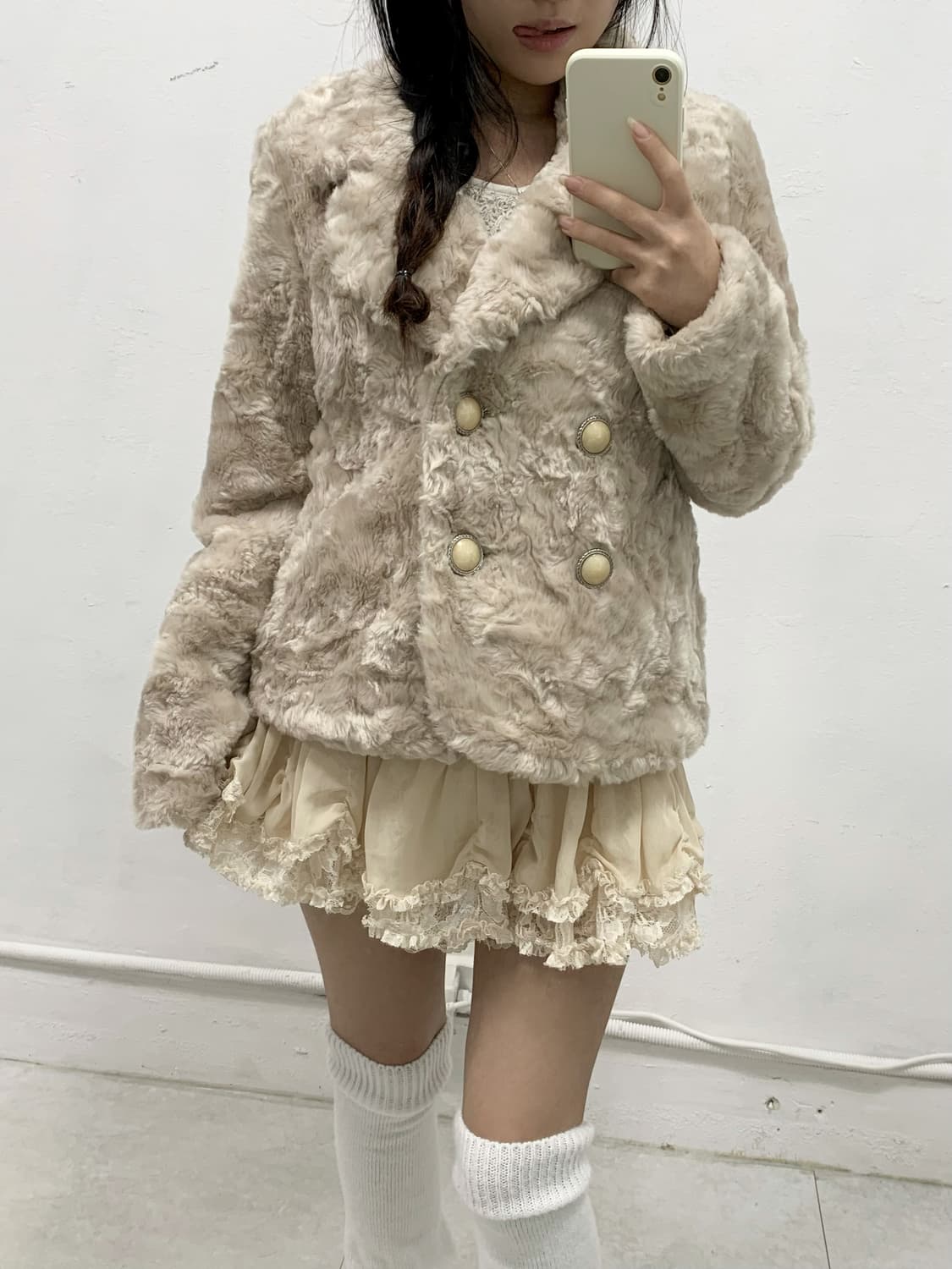 [SORRIDERE] 소리데레 갸루 퍼 자켓 상품이미지3