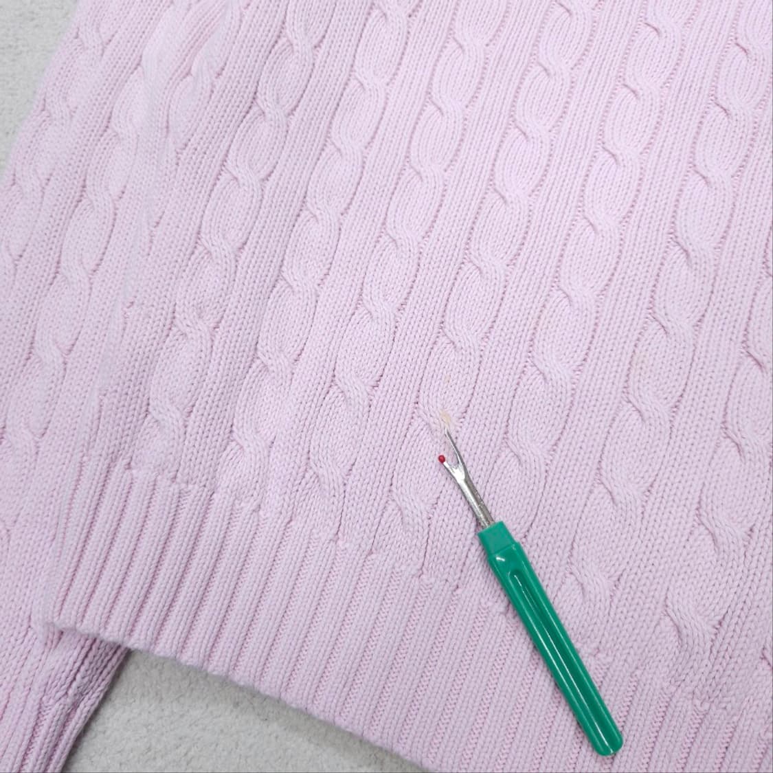 폴로 랄프 로렌 여성 케이블 니트 L 상품이미지6