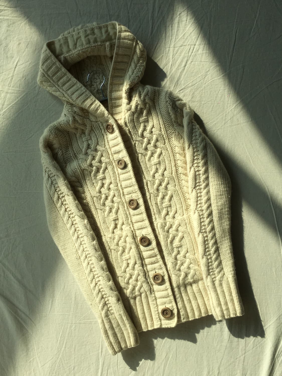 후아유 꽈배기 니트가디건 상품이미지3