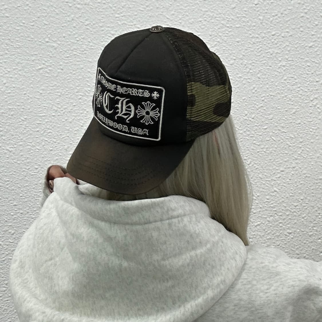 크롬하츠 할리우드 카모 트러커햇 상품이미지4