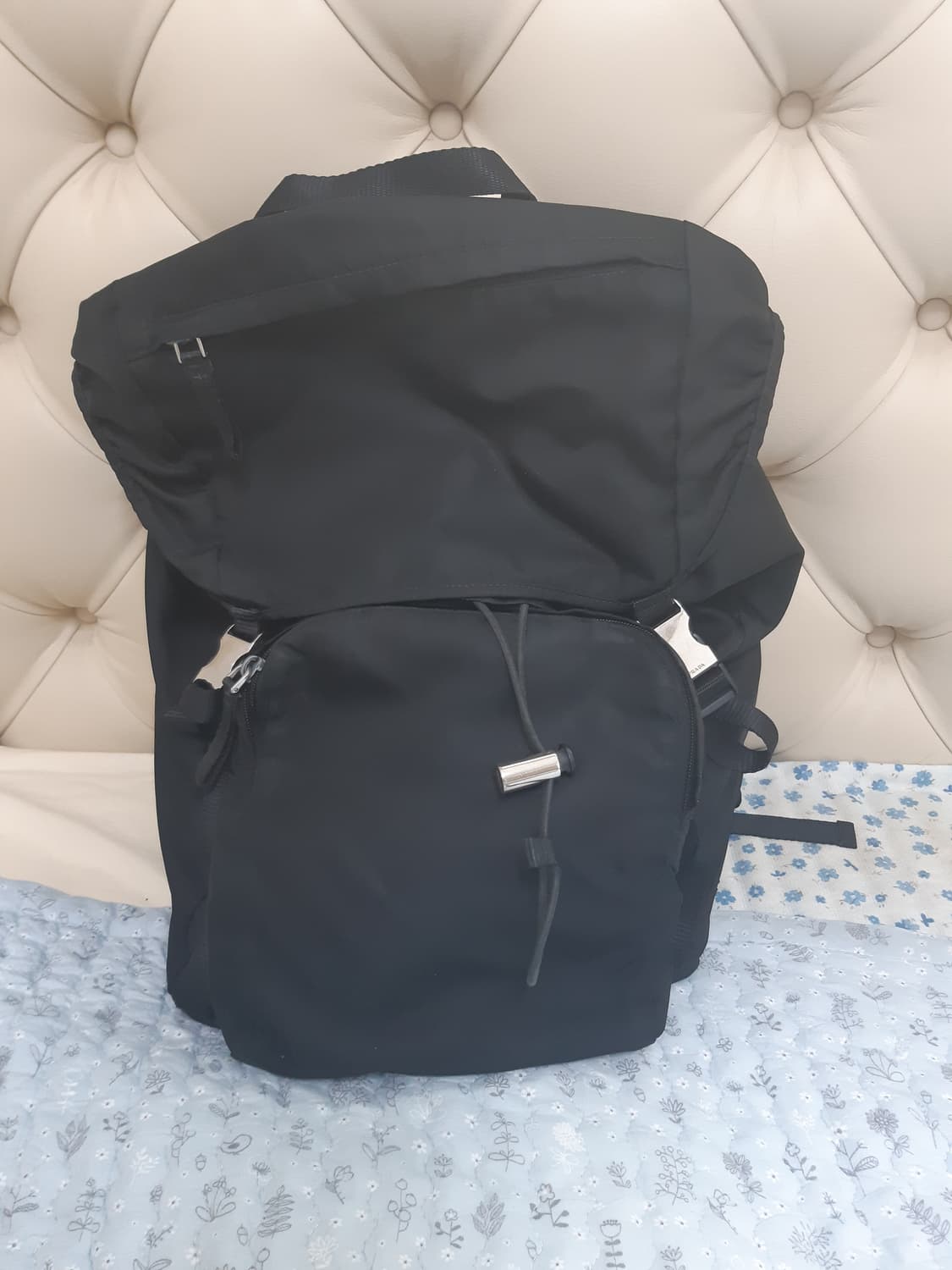 프라다 블랙백팩 정품 상품이미지1