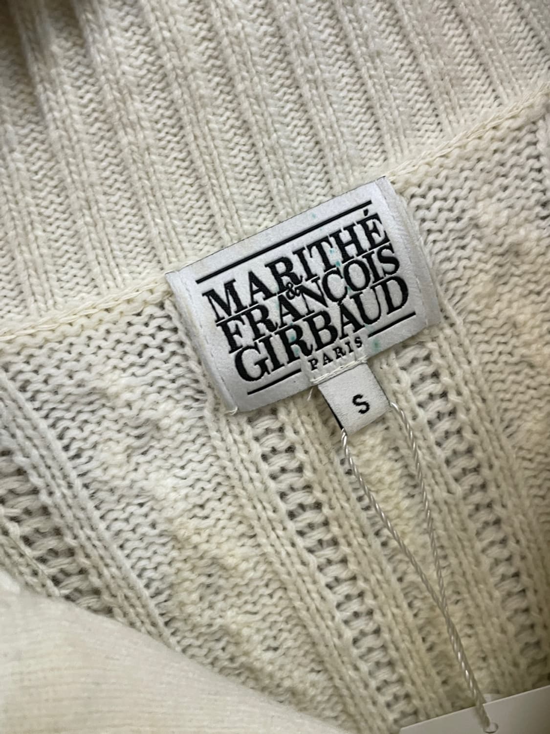 마리떼 프랑소와 저버 하프 집업 케이블 니트  상품이미지5