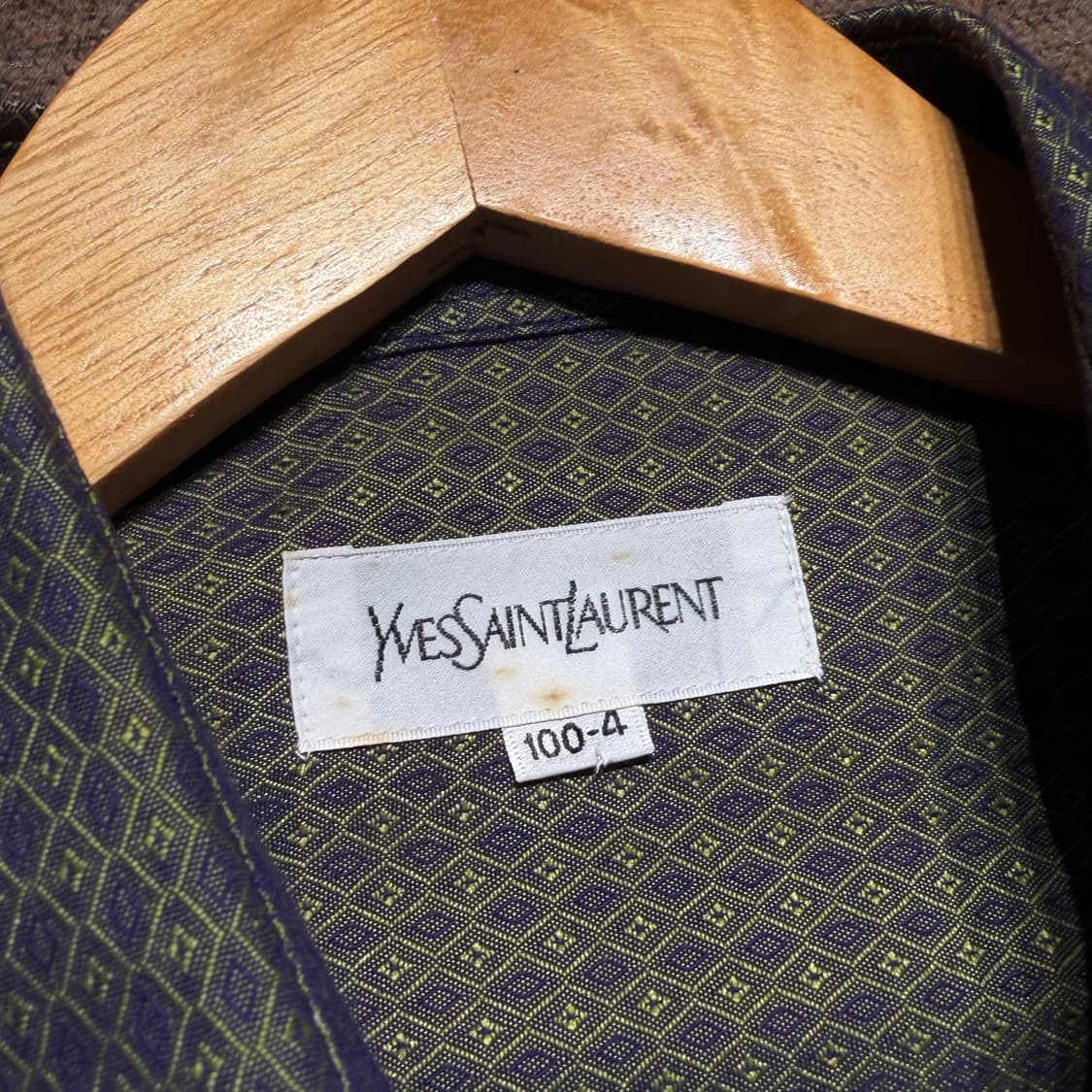 YSL 입생로랑 코튼 폴리 셔츠 L 드레스 상품이미지3