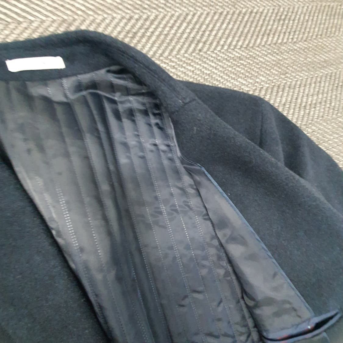 올젠 울 캐시미어 겨울 코트 남자105~110 상품이미지7