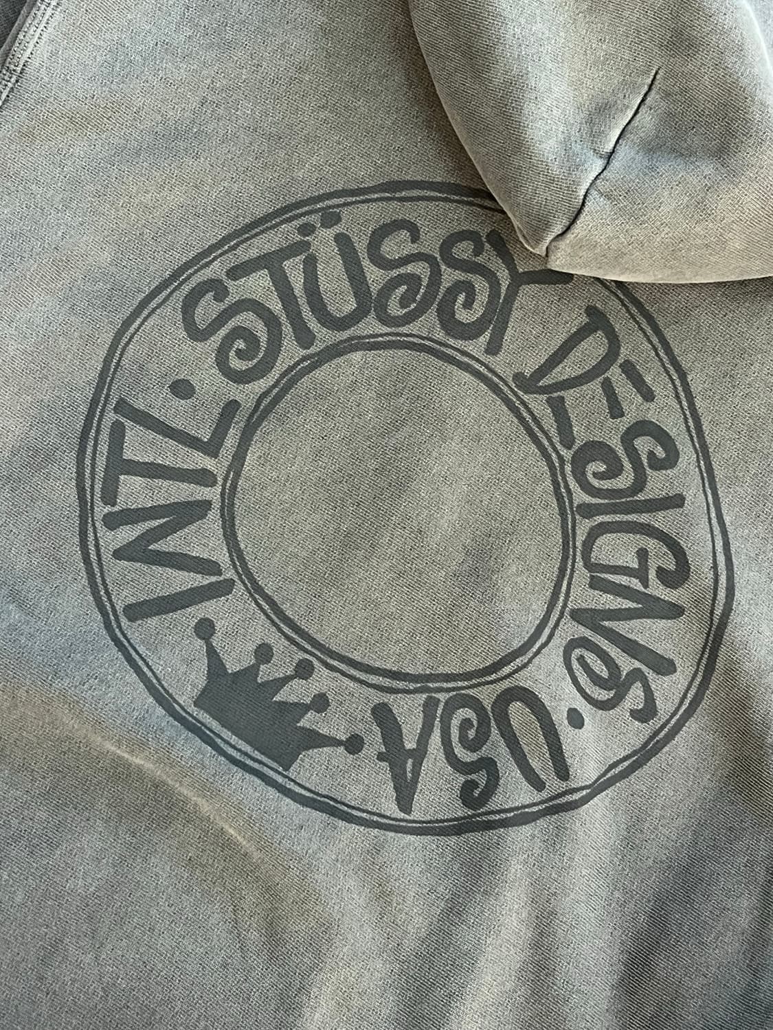 스투시 부아나 후드 차콜 상품이미지1