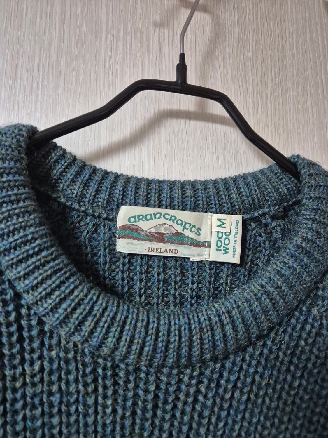 아란크래프트  헤비울 니트 스웨터 라지 상품이미지4