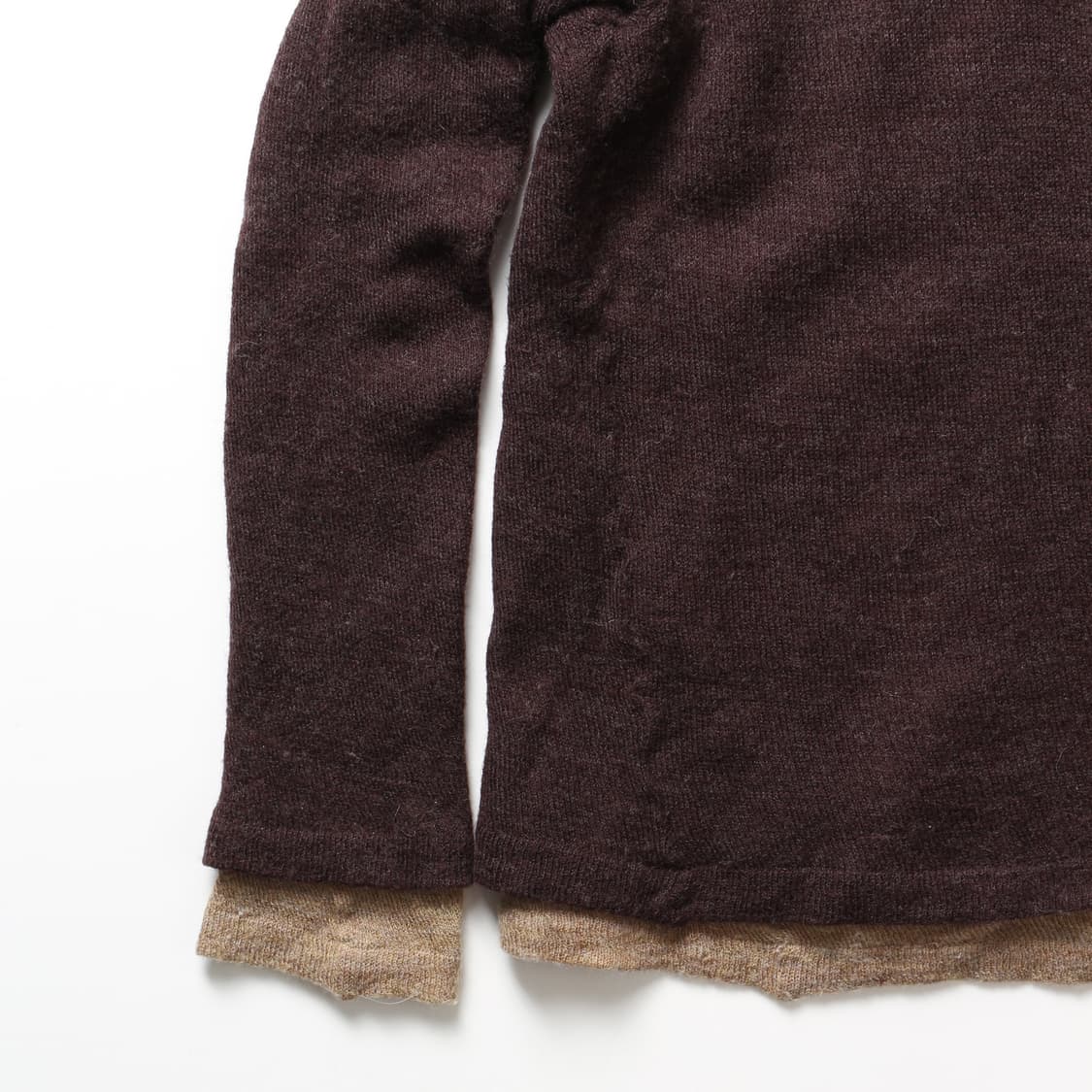 요지야마모토 레이어드 울 니트   상품이미지7