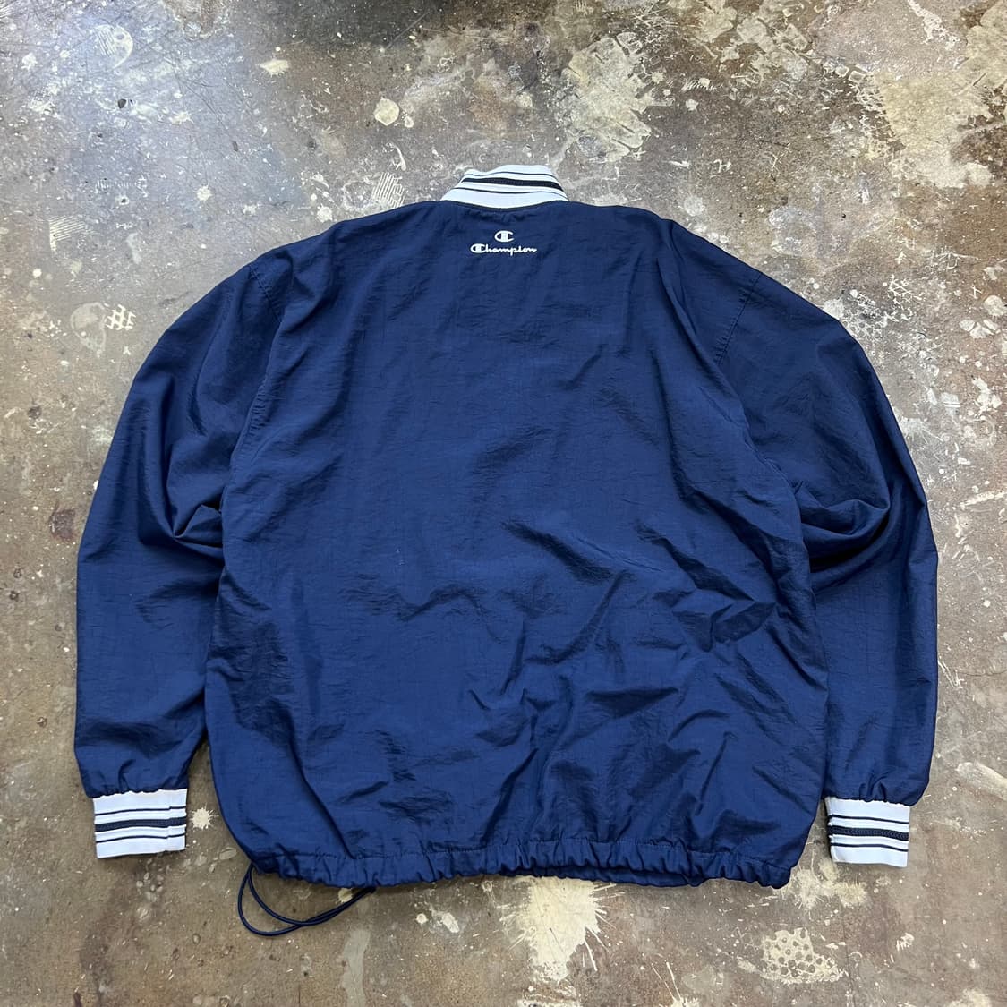 L) 빈티지 챔피온 아노락 웜업 자켓 점퍼 아메카지 워크웨어 올드스쿨 상품이미지6