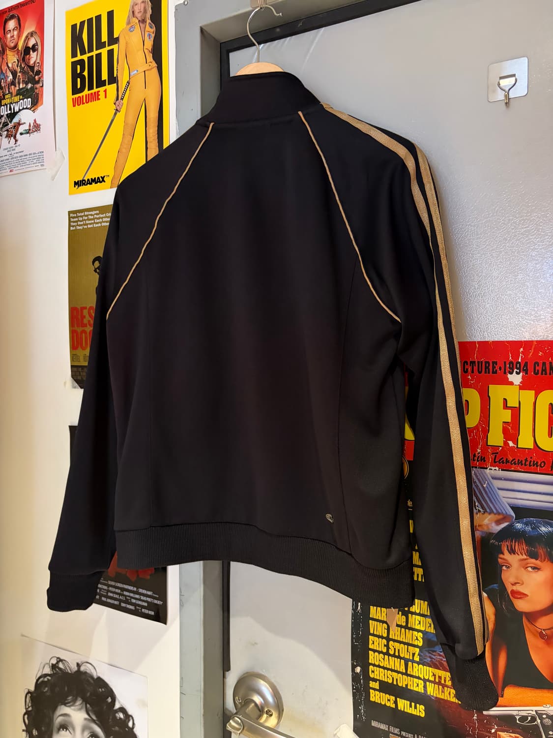 아디다스 블랙 골드 트랙탑 져지 상품이미지3