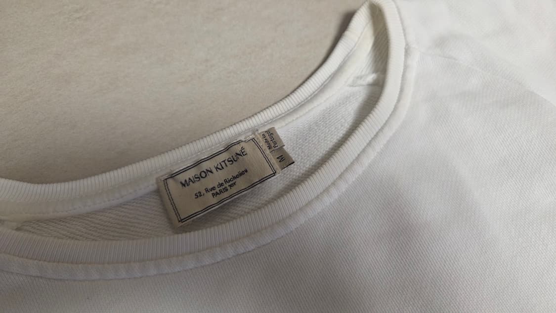 메종키츠네 트라이컬러 폭스 패치 맨투맨  상품이미지4