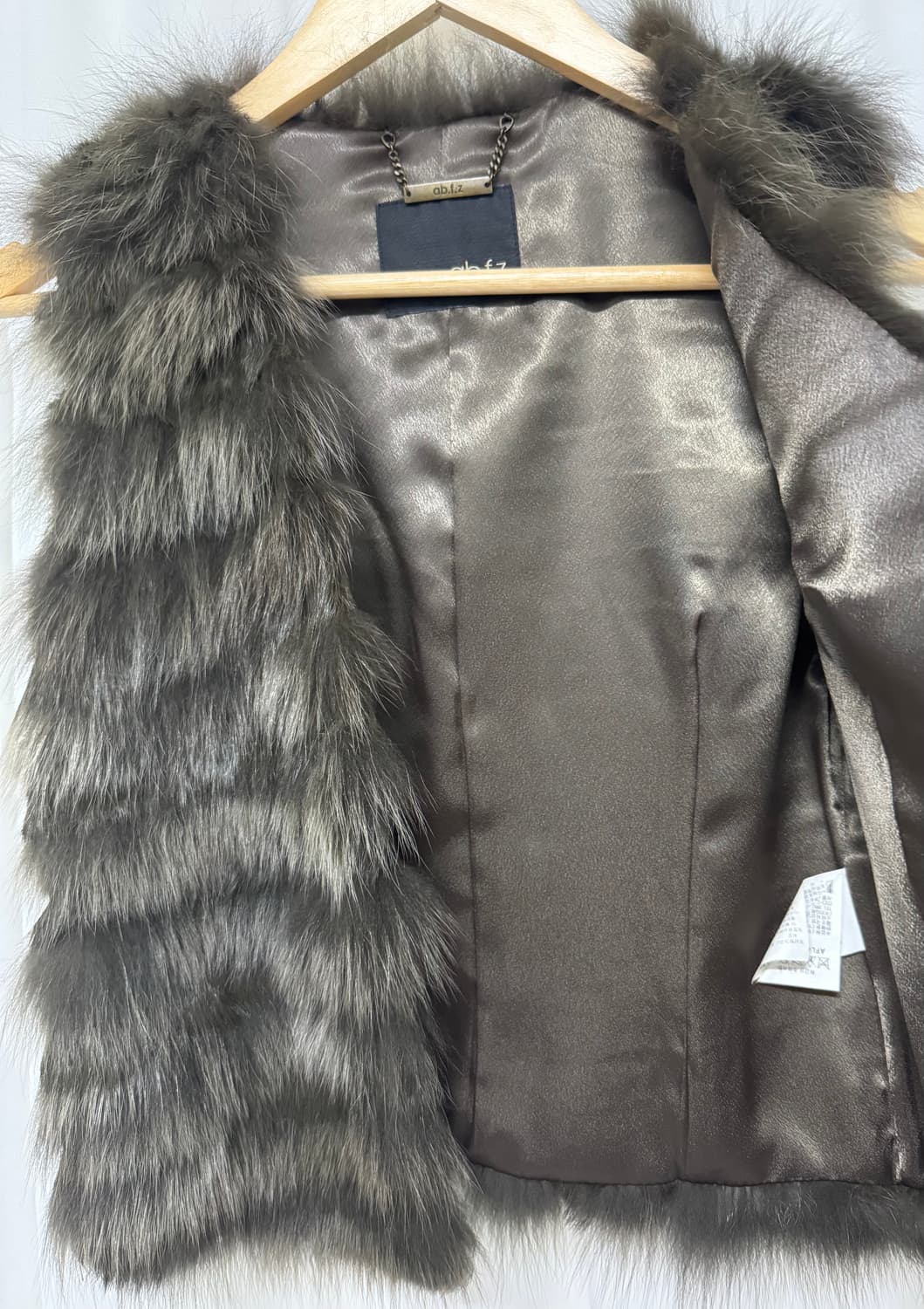 ab.f.z 폭스퍼 토끼털 베스트 상품이미지8