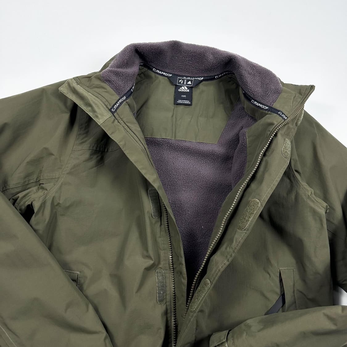 아디다스 오리지널 카키 바람막이 자켓 (M) 상품이미지5
