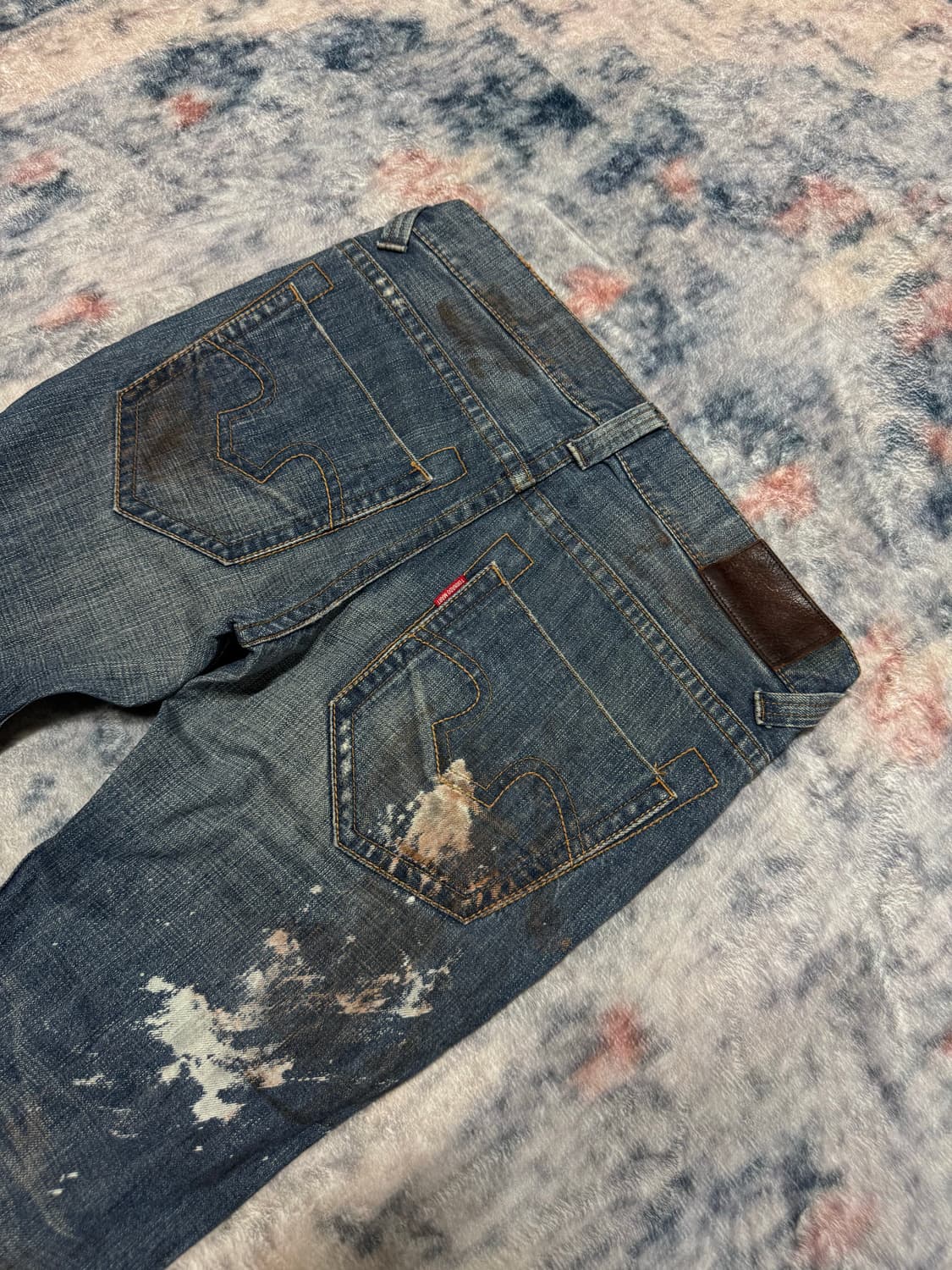 Tornado mart 00s dirty painting boots cu 상품이미지8