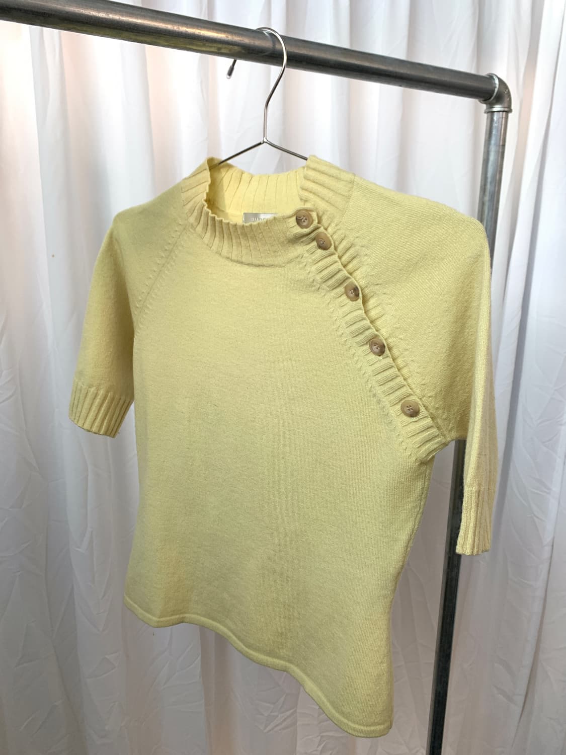 (HALOGEN) 빈티지 버튼 니트 탑 상품이미지7