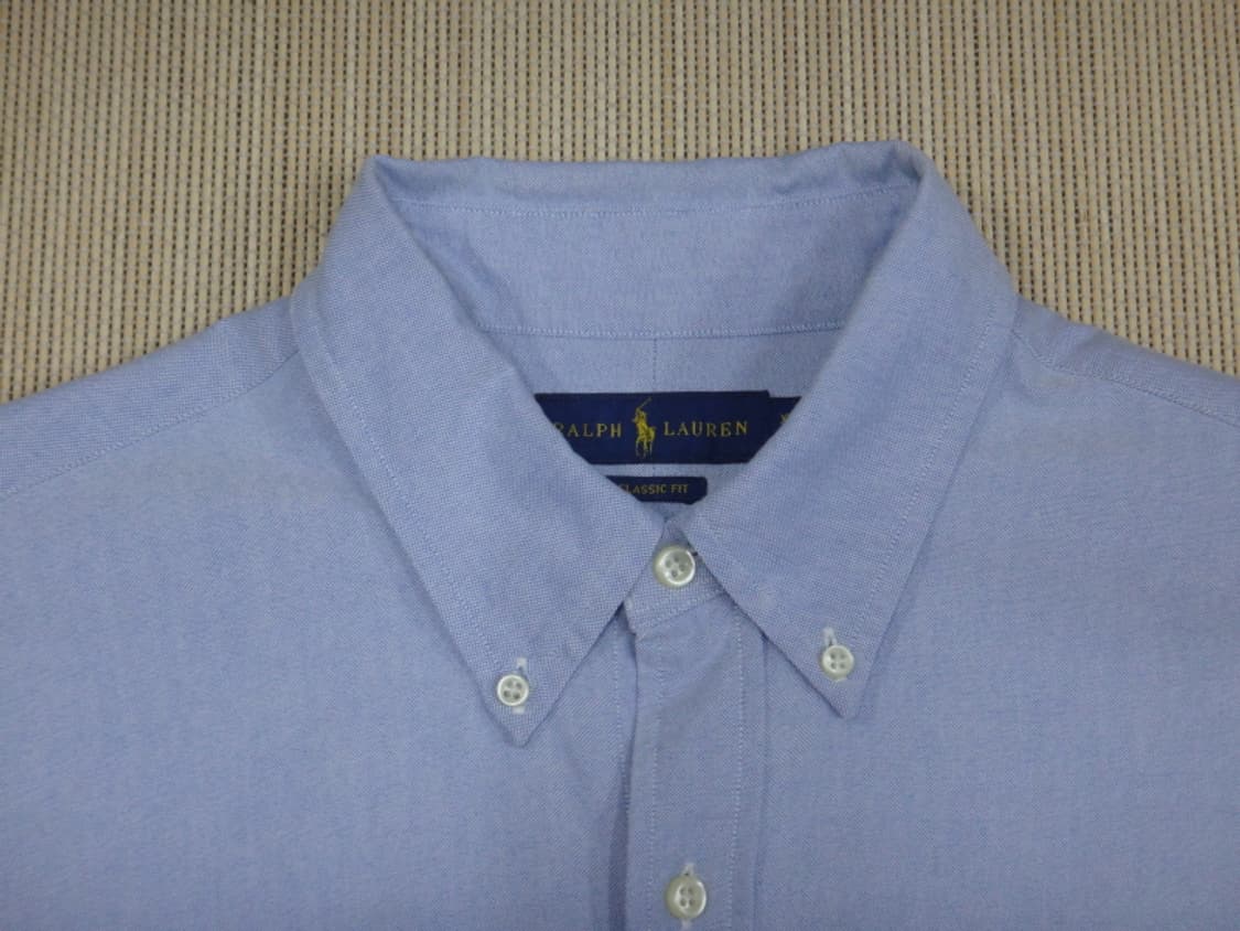 (2XL) 폴로랄프로렌 옥스포드 남성 솔리드 면 셔츠 상품이미지6