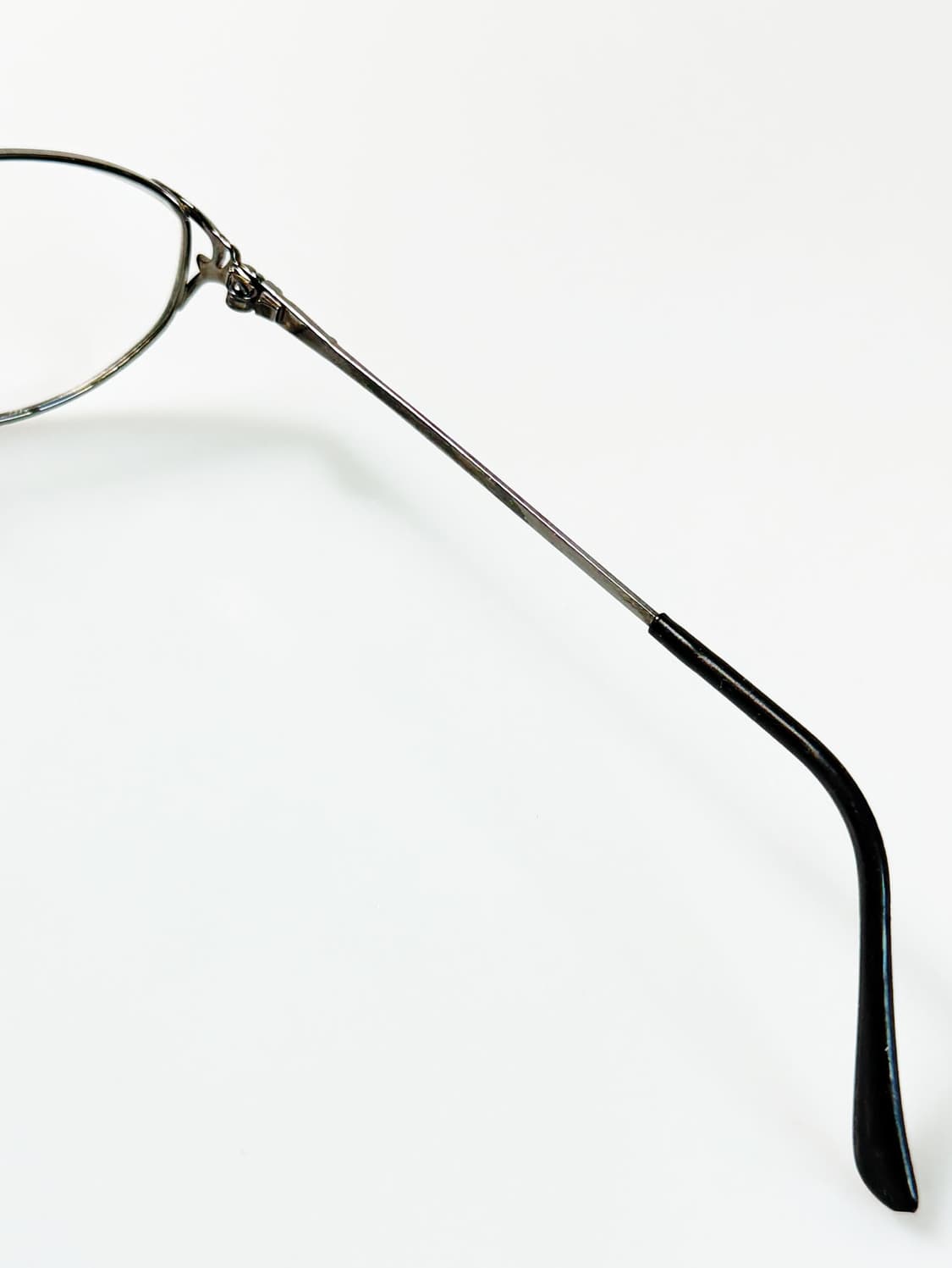 90s CAREER 건메탈 슬림 오벌 프레임 빈티지 안경 상품이미지7