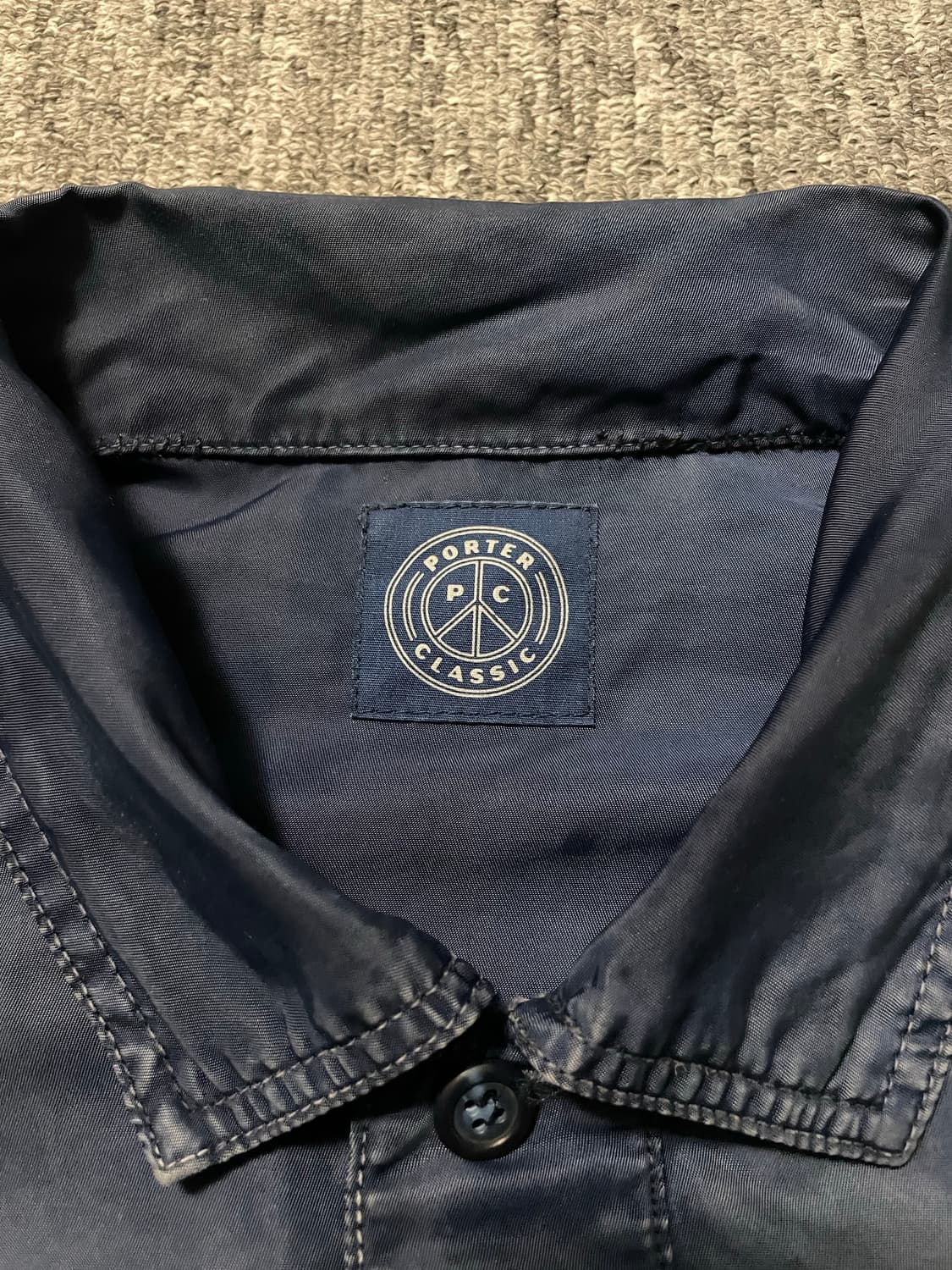 포터클래식 슈퍼 나일론 셔츠 네이비 [M/105] 상품이미지4