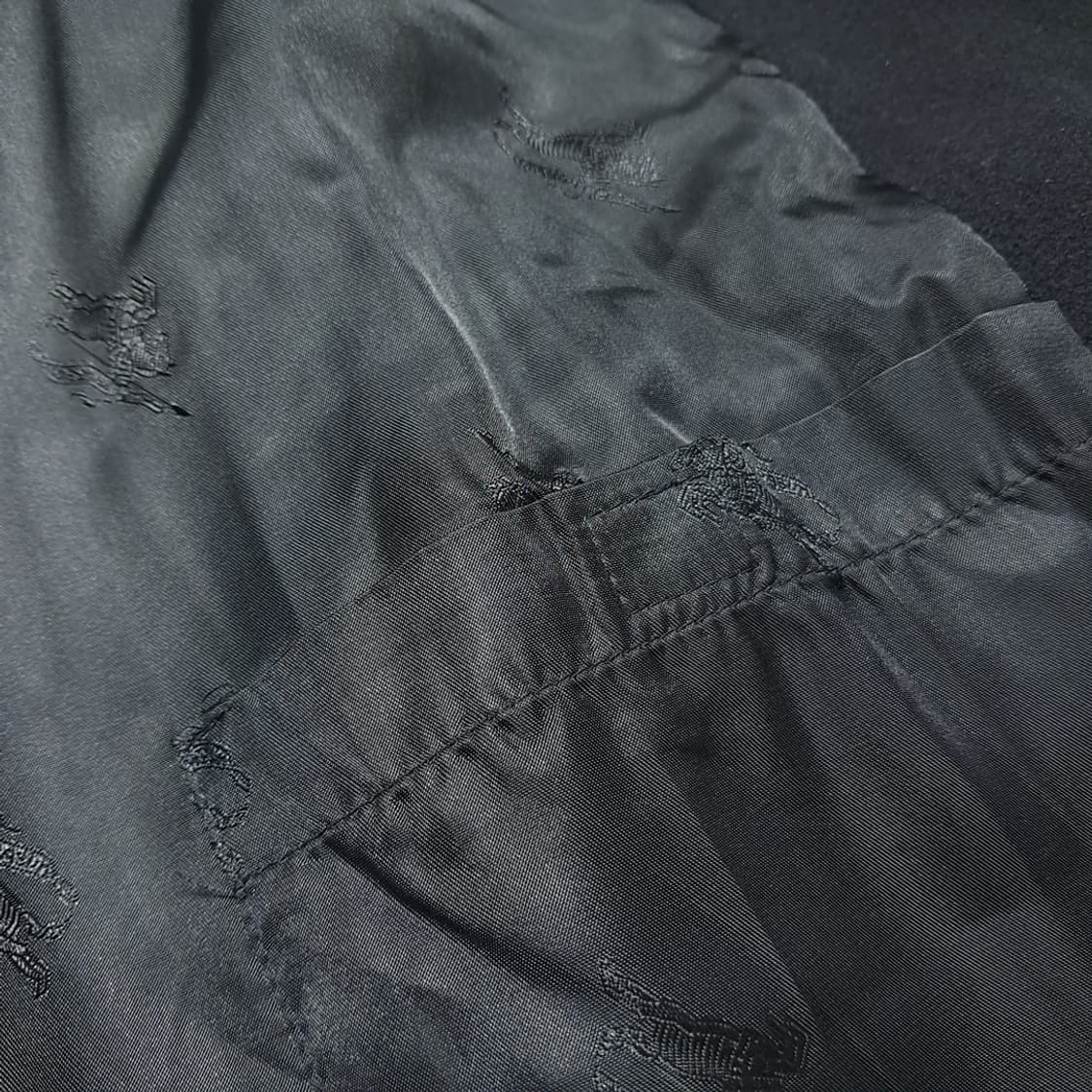 CL228 XL 버버리 00s 이태리판 램스울캐시미어 싱글 네이비 코트 상품이미지7