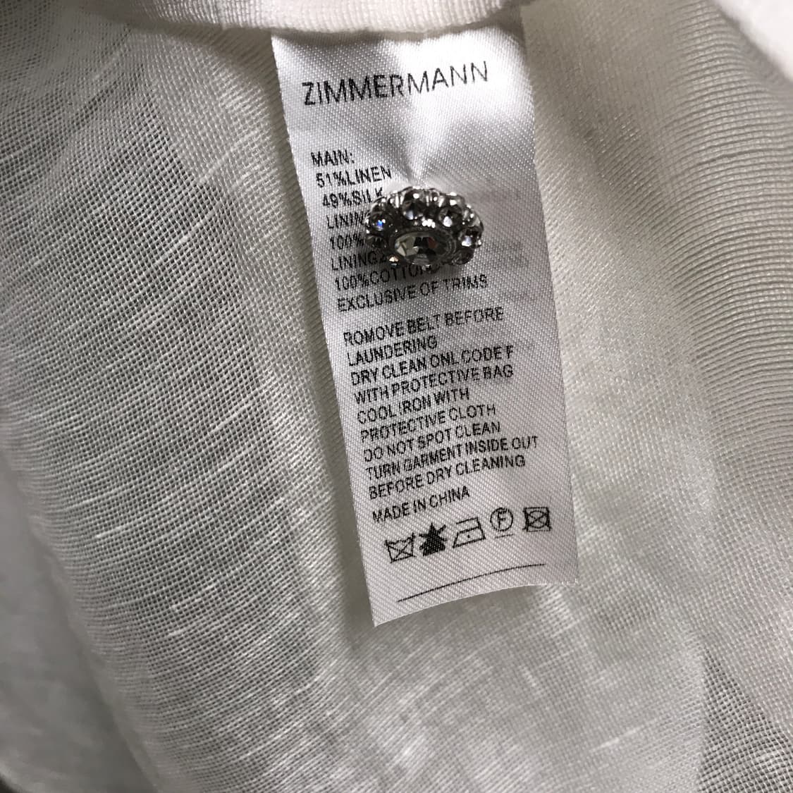 짐머만 린넨 혼방 셔츠 0(W) 상품이미지5