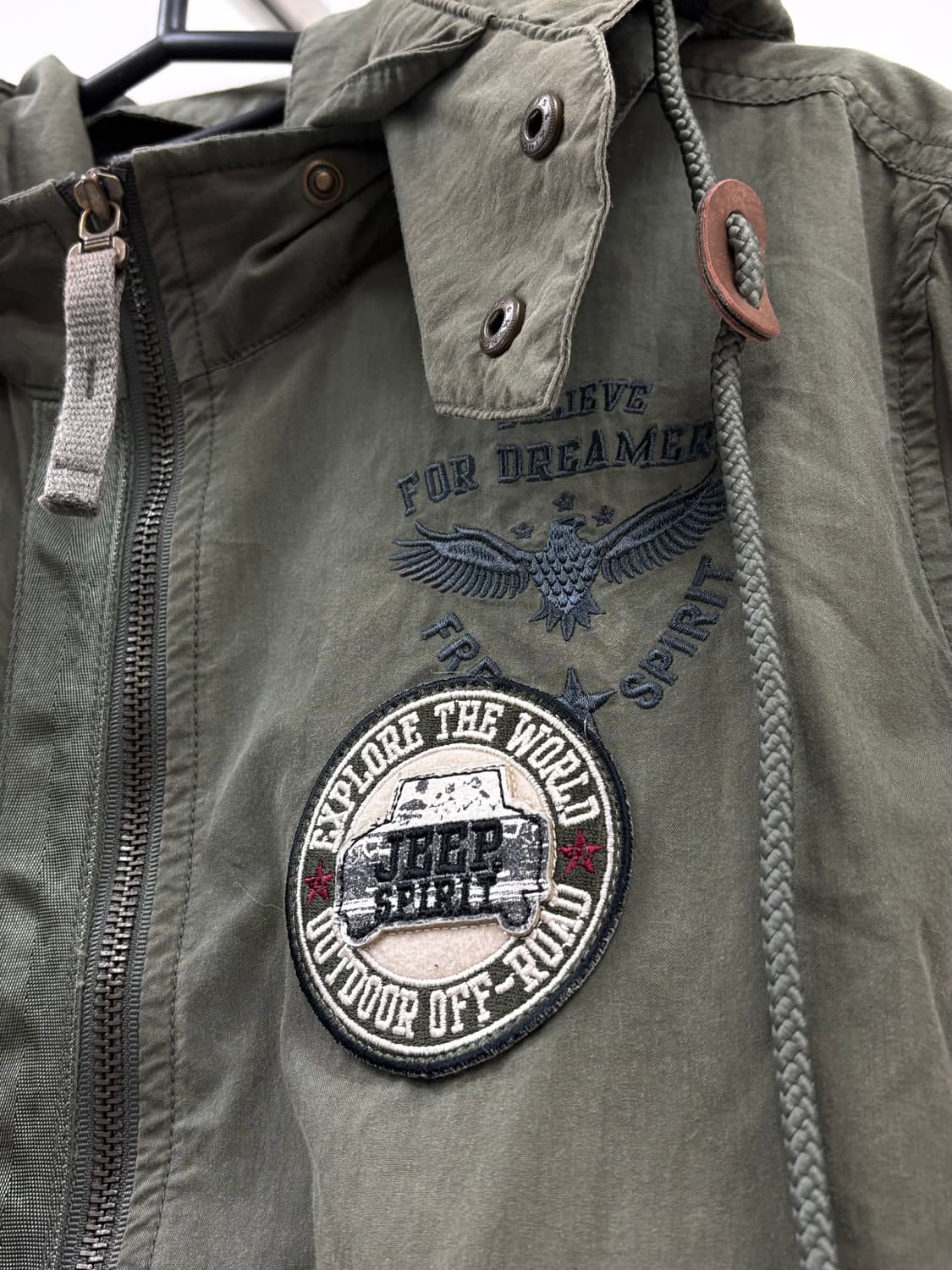 빈티지 카키 하이넥 야상 자켓 워크웨어 y2k 상품이미지7