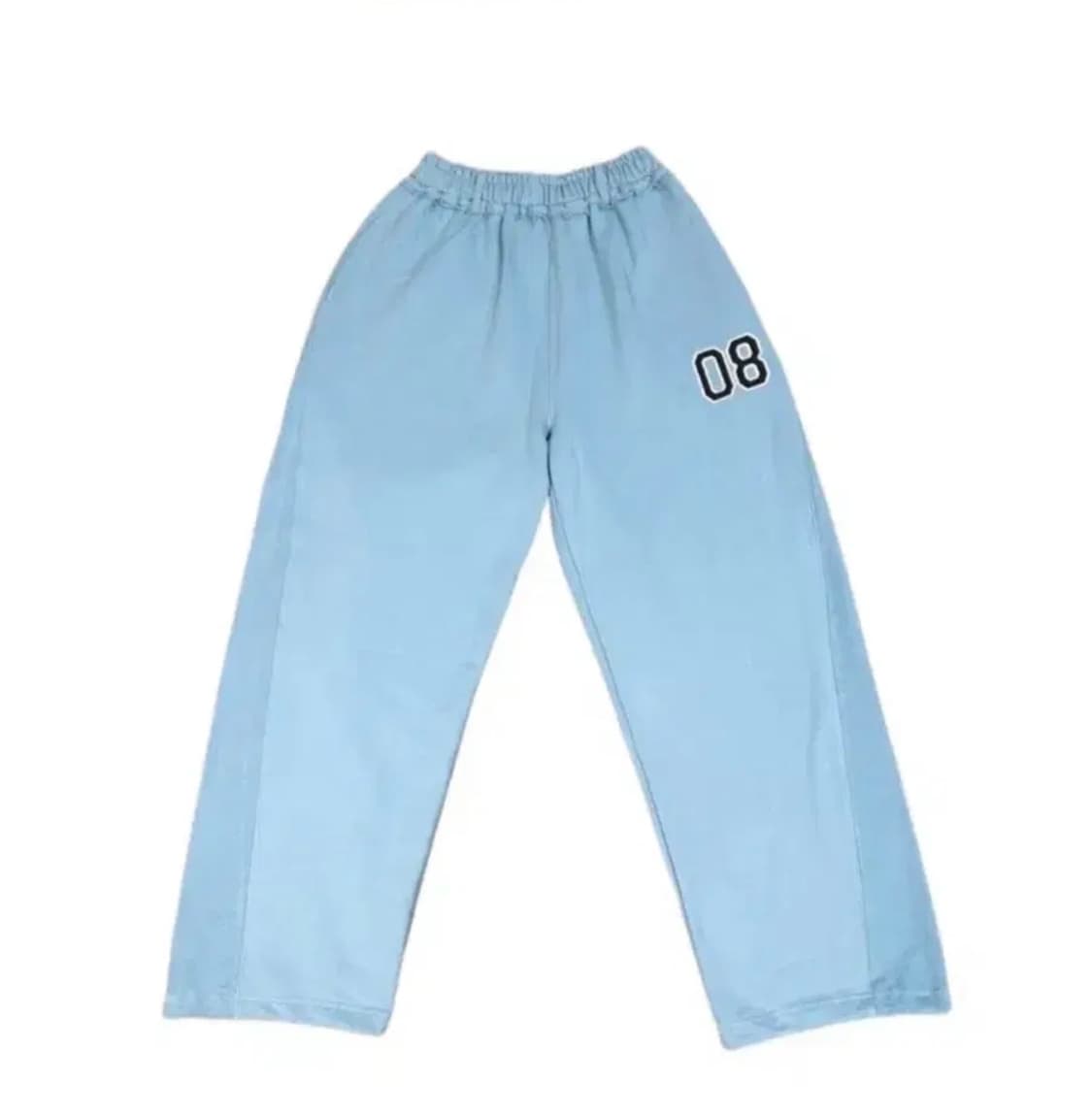 즉입/ 미스테리어스호텔 08 컷오프 트레이닝 팬츠 블루 상품이미지1