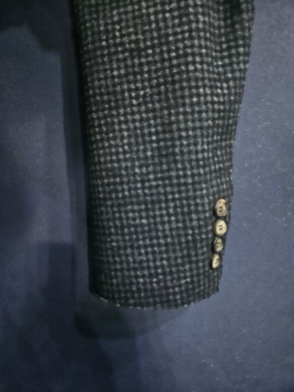 헤지스 스트라이프 체크 남성 슬림핏 95~100 정장자켓  상품이미지5