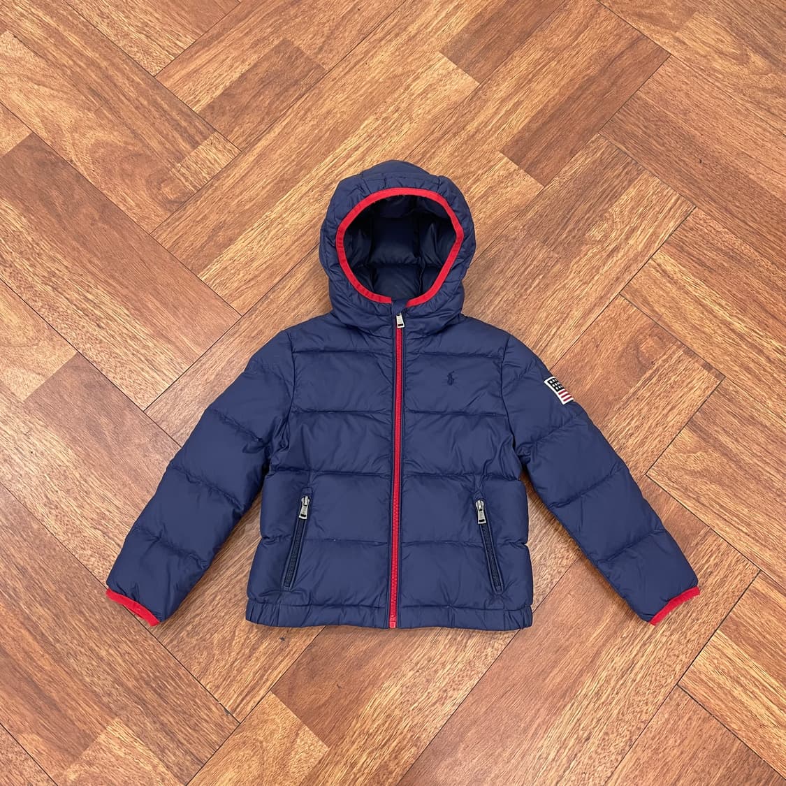 키즈5 폴로 빅로고 패딩 상품이미지1