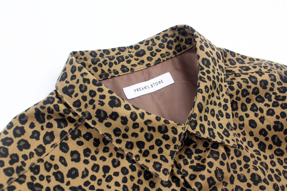 FREAK’S STORE Leopard Big Silhouette Shi 상품이미지2