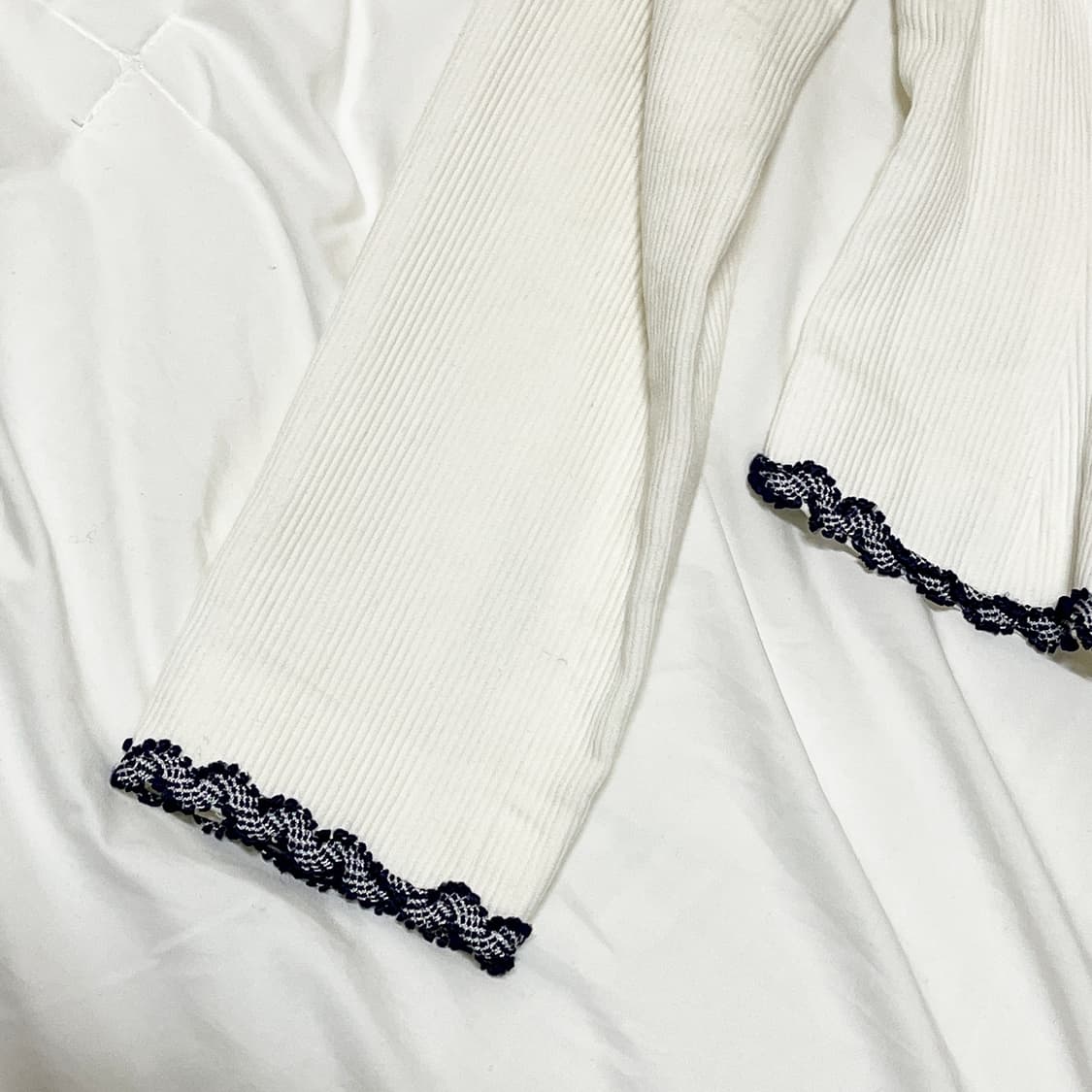 빈티지 ) 네이비트리밍 코듀로이 자켓 상품이미지3