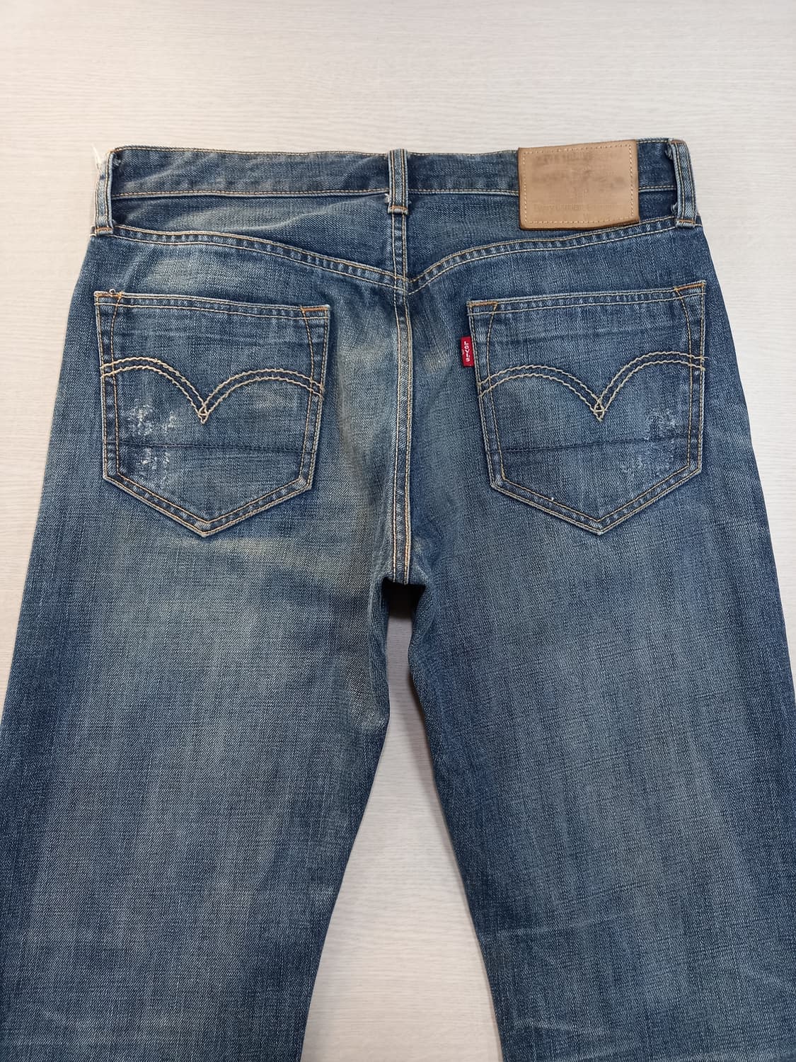 32 리바이스523 데미지워싱 일자진 32-364 상품이미지4