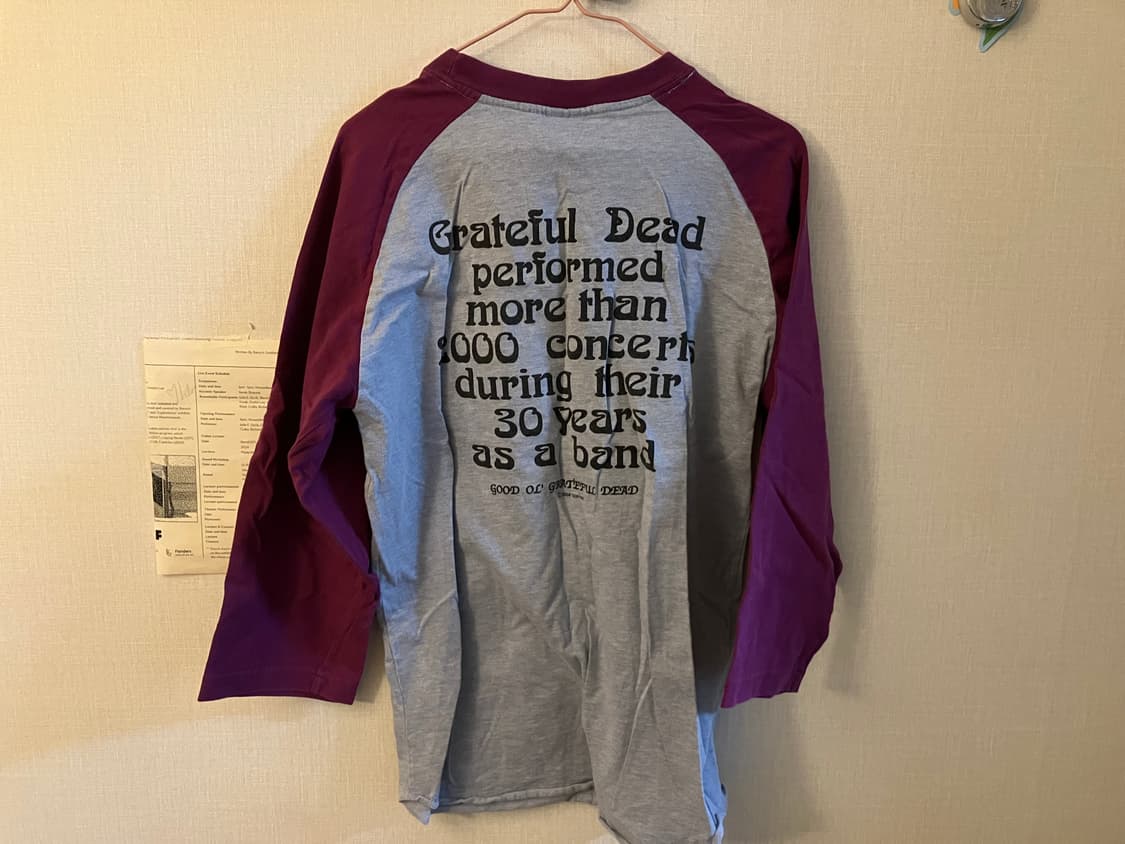 greatful dead 7부 빈티지 티셔츠 상품이미지2
