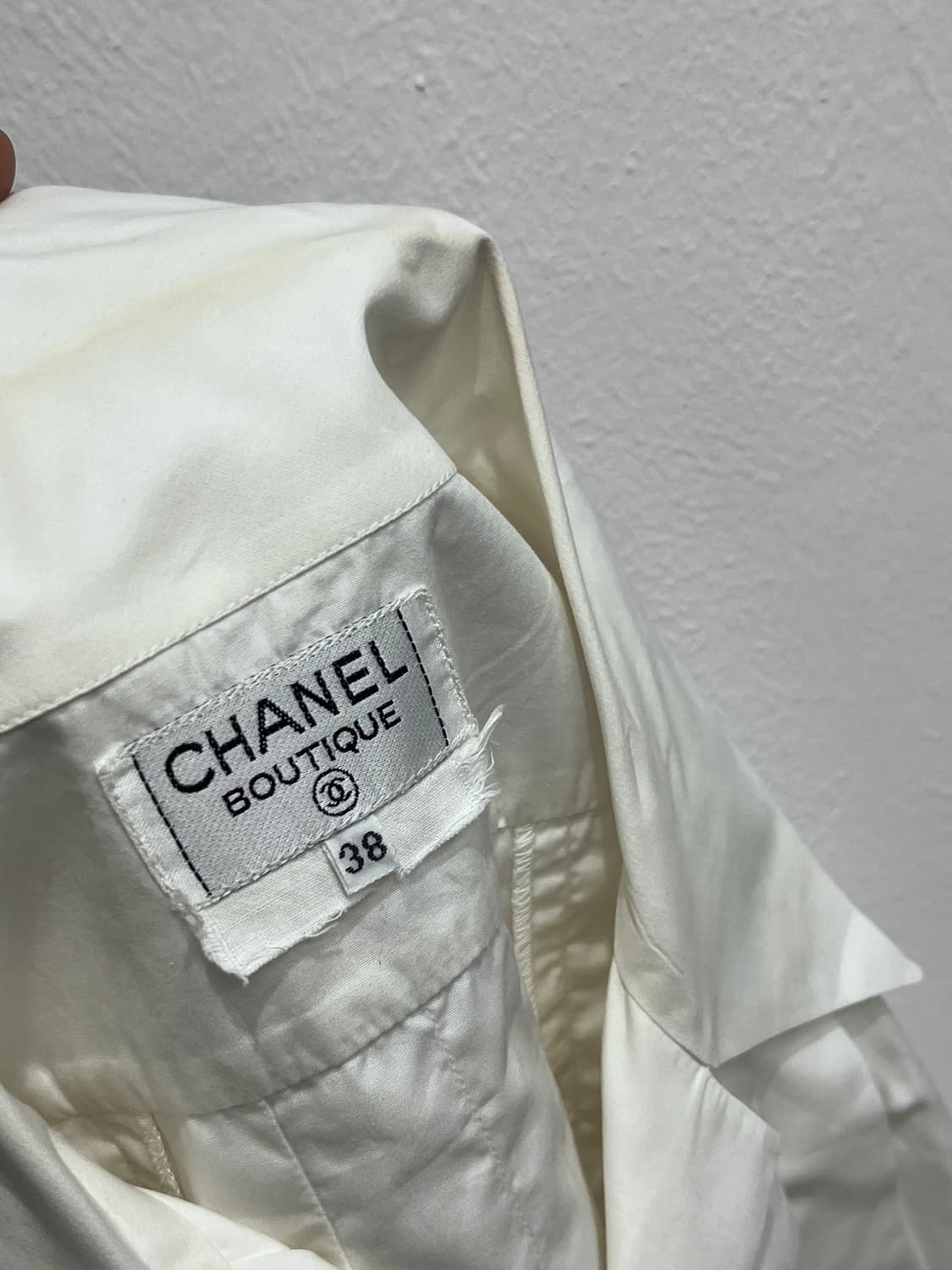 샤넬 부티크 오픈카라 셔츠 상품이미지5