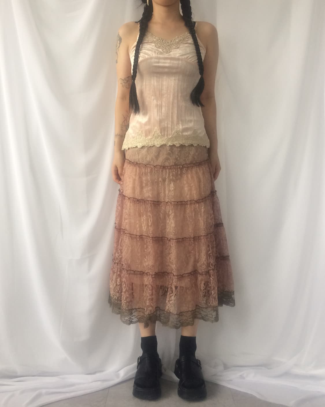 michel klein Lace trimming velvet sleeve 상품이미지1