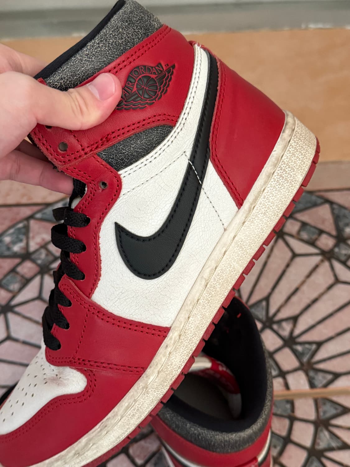나이키 조던 1 레트로 하이 og 시카고 2022 상품이미지5