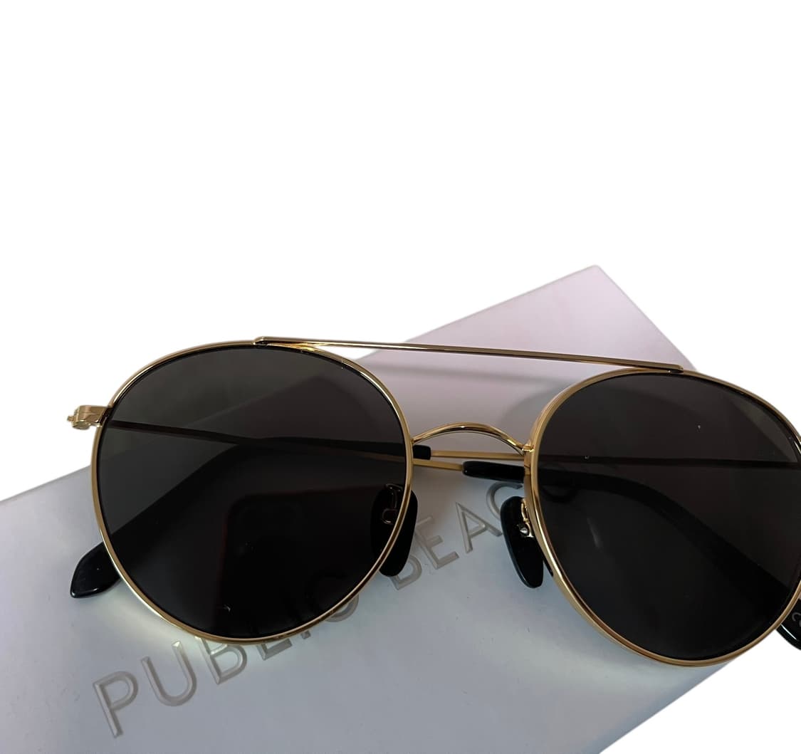 퍼블릭비컨PUBLIC BEACON 금장 라운드 선글라스 상품이미지4