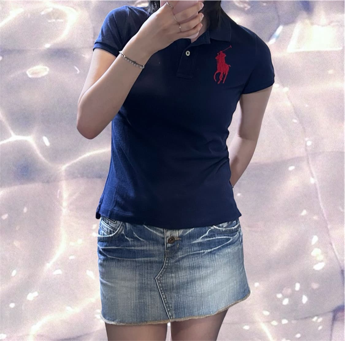 폴로 랄프로렌 신형 빅포니 치프키프 반팔 카라 티셔츠 네이비 S  상품이미지1