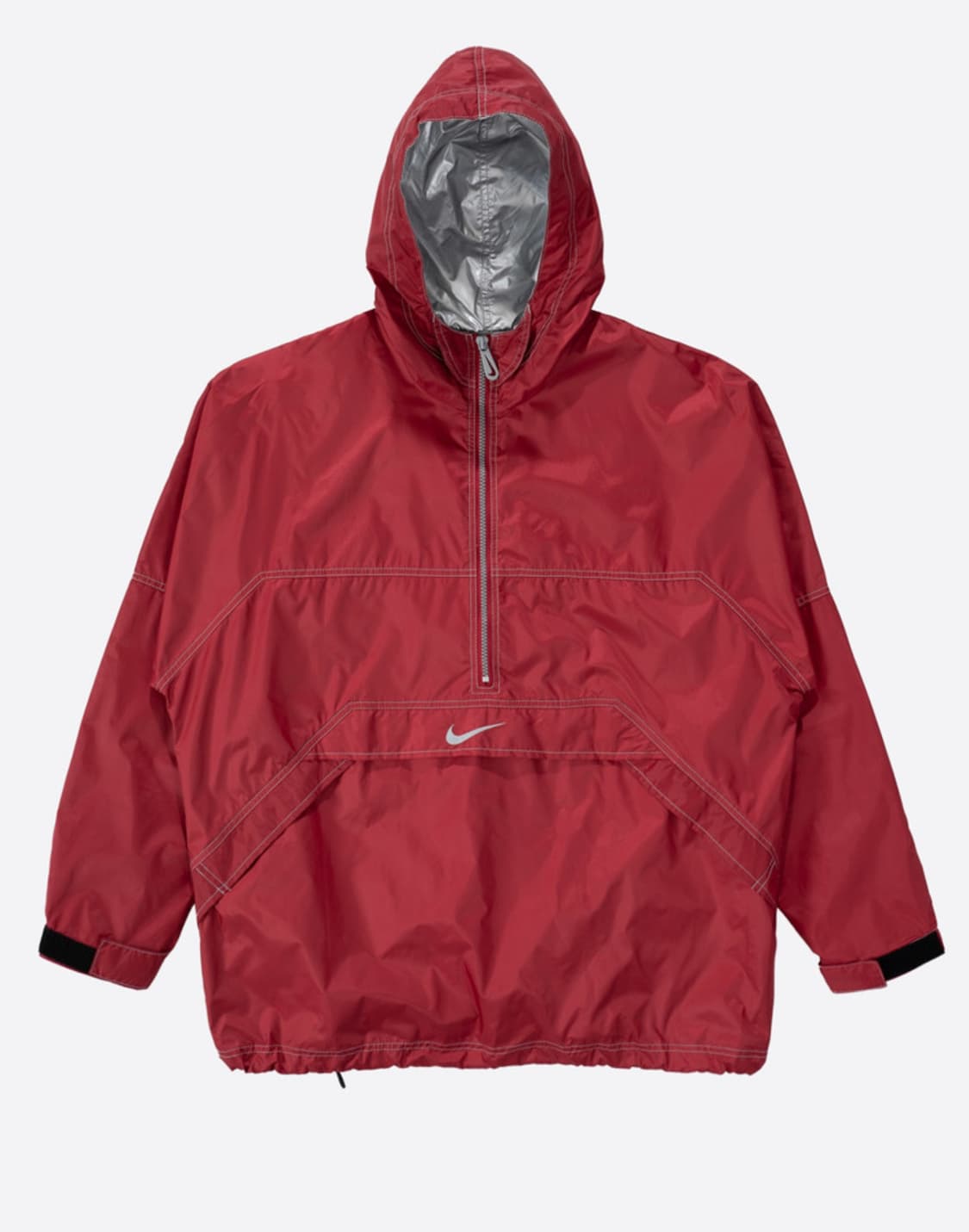 90s 나이키 레드 아노락 후드 바람막이 상품이미지1