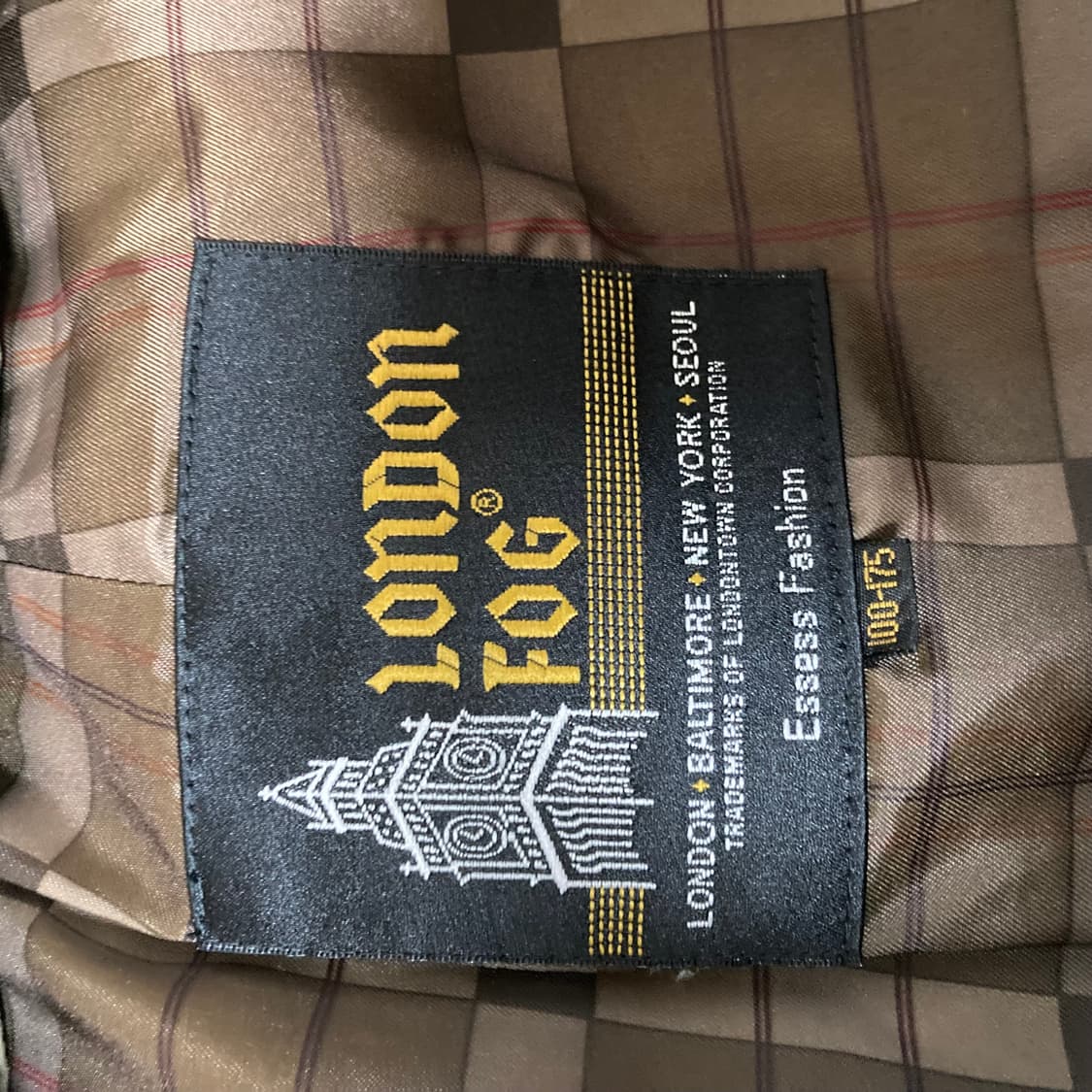 LONDON FOG 트렌치 맥 코트 (올리브 카키/L~XL) 상품이미지4