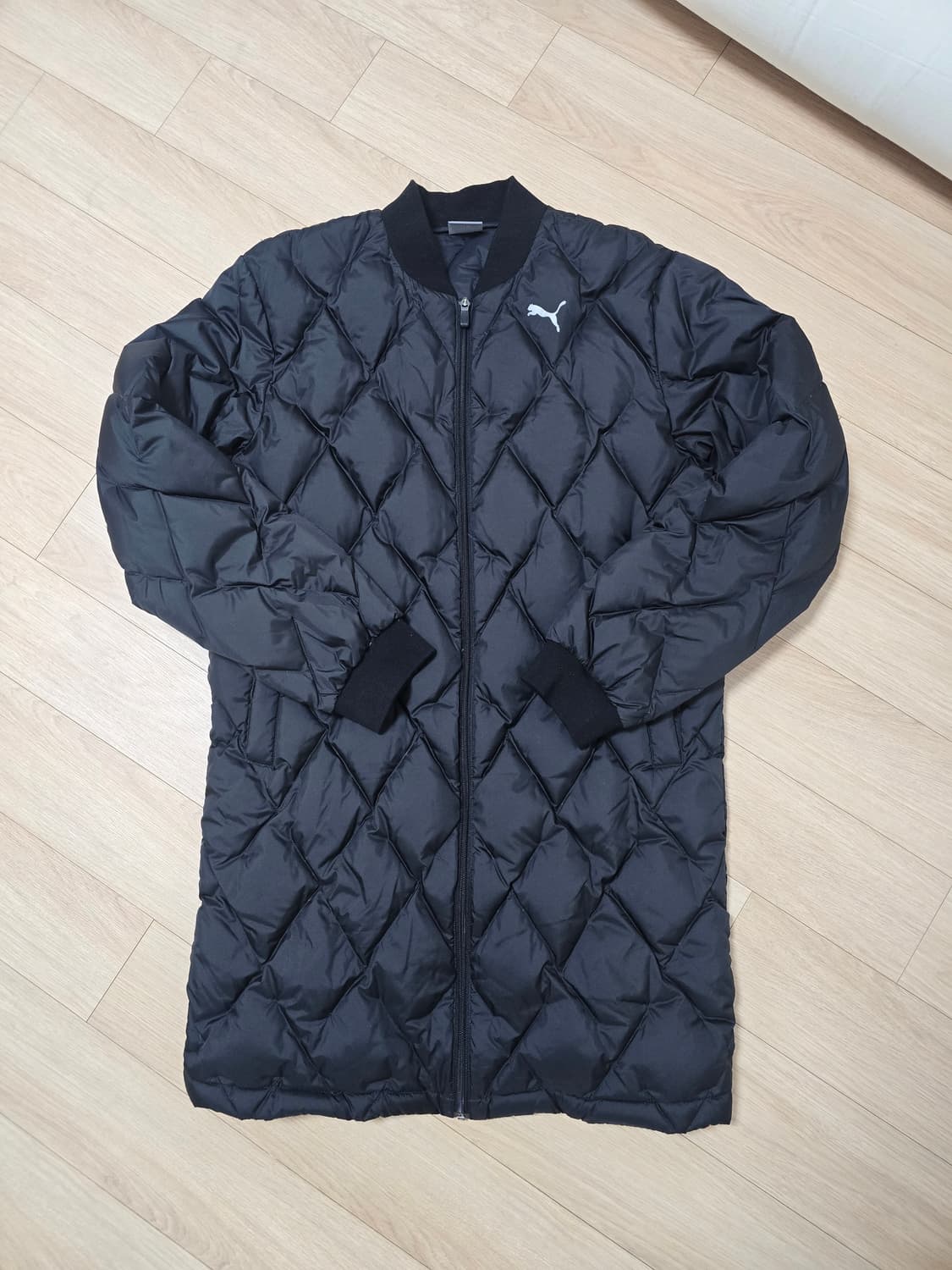 푸마 오리털 퀄팅 롱패딩 L 상품이미지6