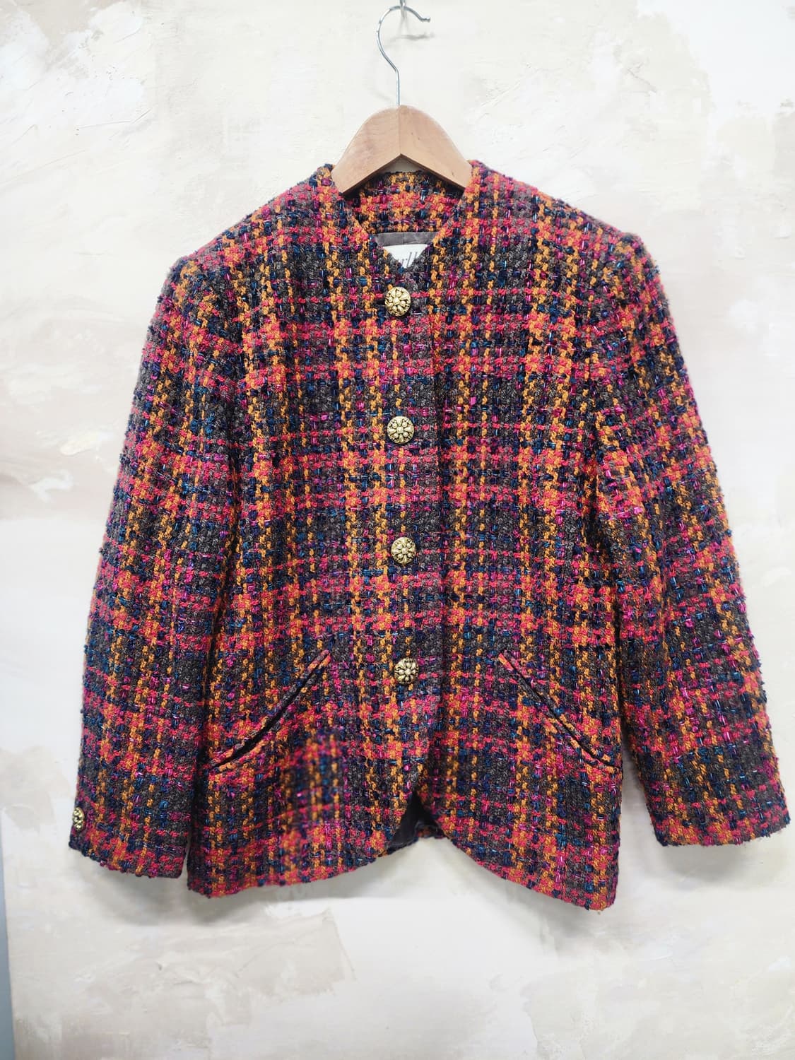 일본빈티지 울 트위드 자켓 상품이미지1