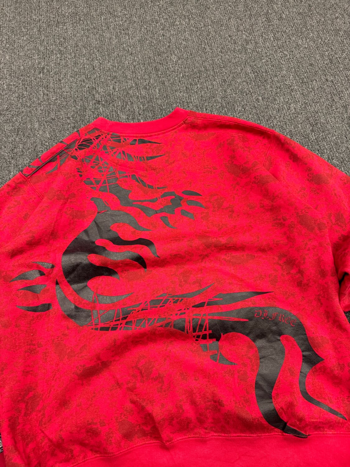 L)D.J Free 빈티지 패턴 프린팅 스웻셔츠 상품이미지6