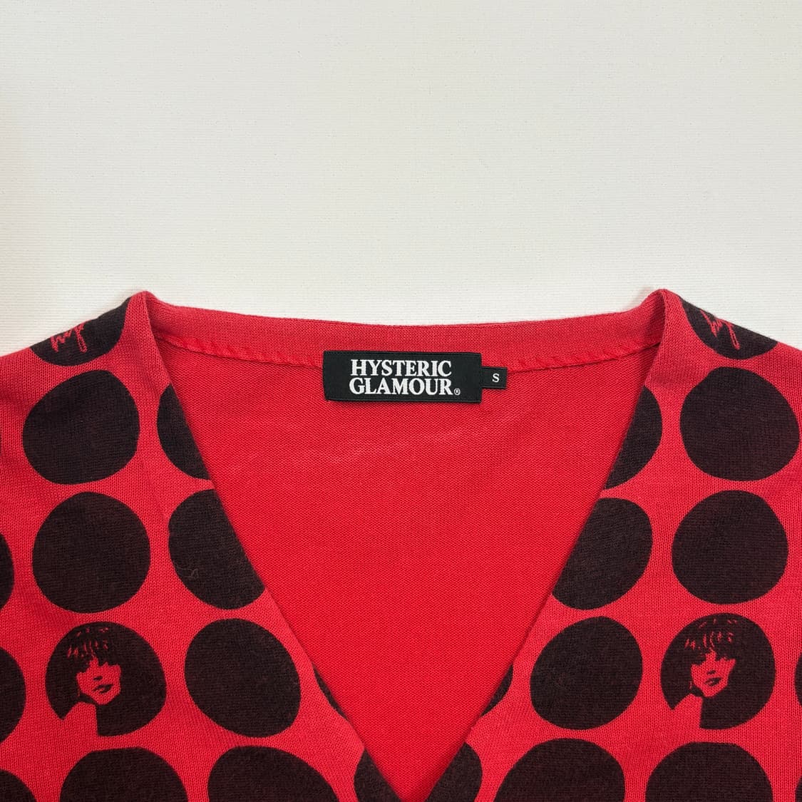 [S] 히스테릭글래머 도트 디자인 가디건 상품이미지3