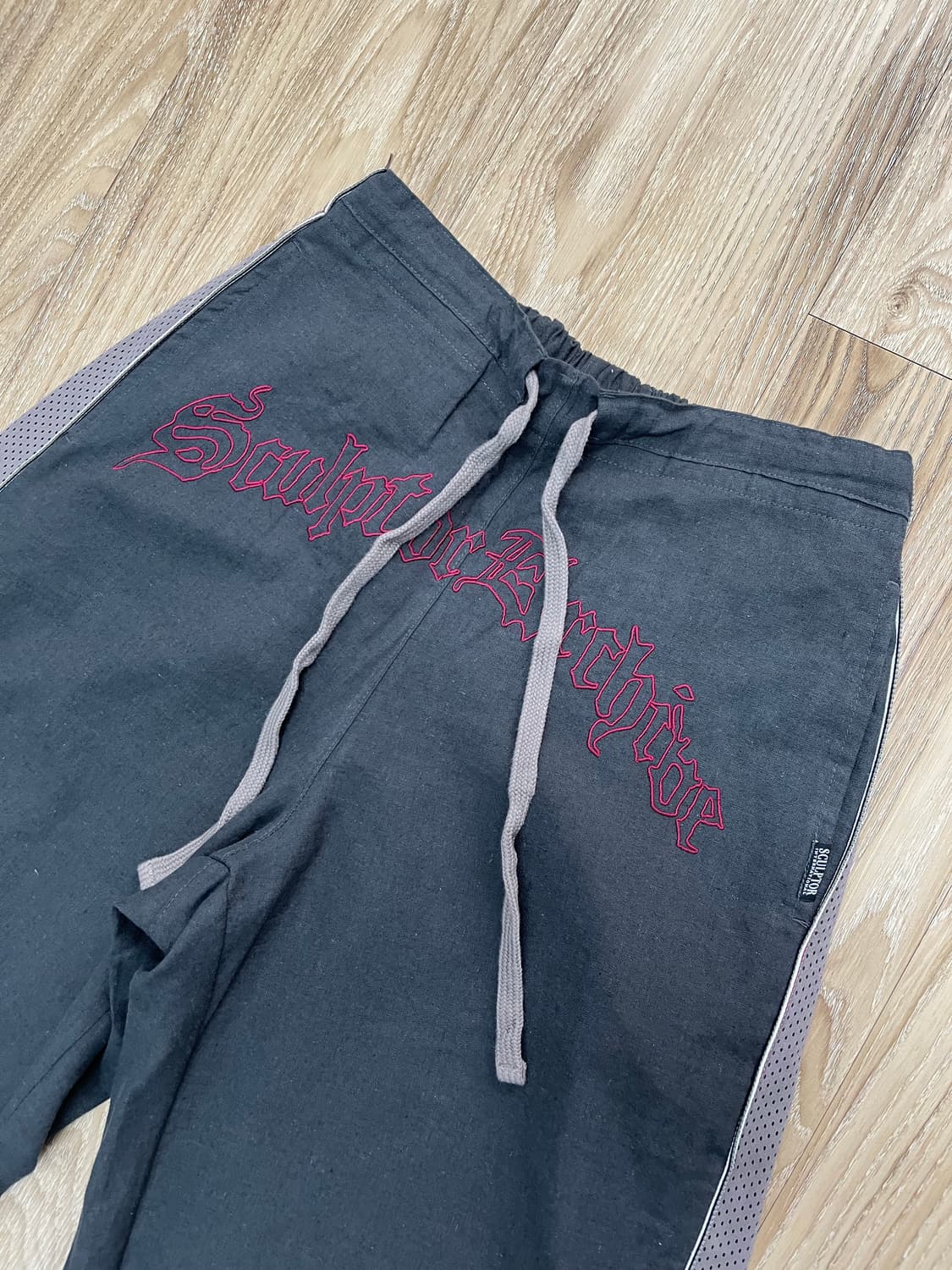 스컬프터 메쉬 린넨 팬츠 M 차콜 상품이미지3