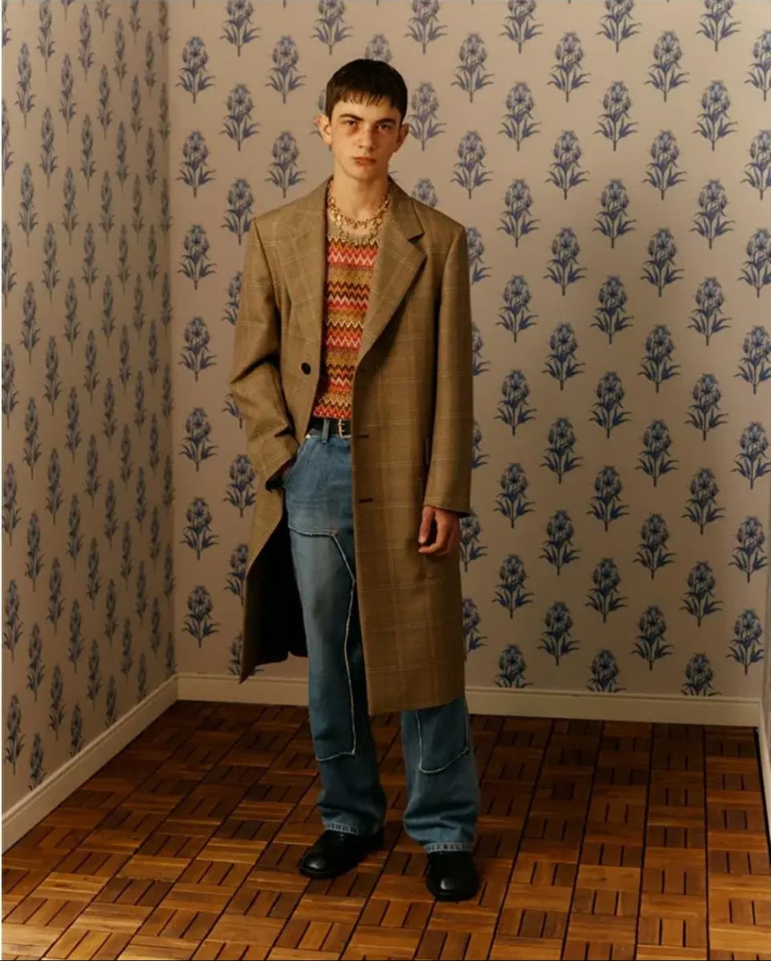 앤더슨벨 조셉 베이지 코트L 상품이미지1