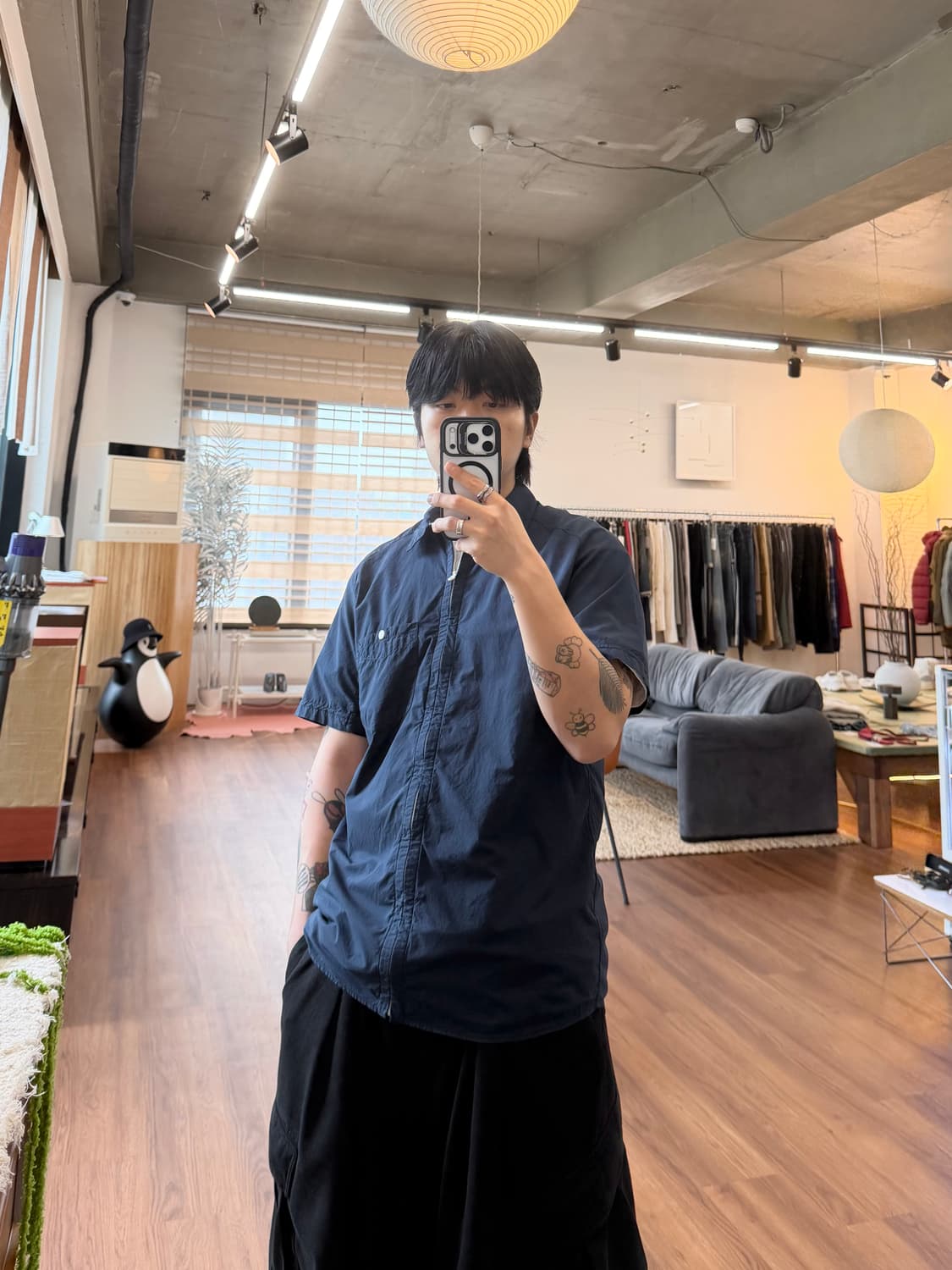 스톤아일랜드 하프 셔츠 상품이미지4