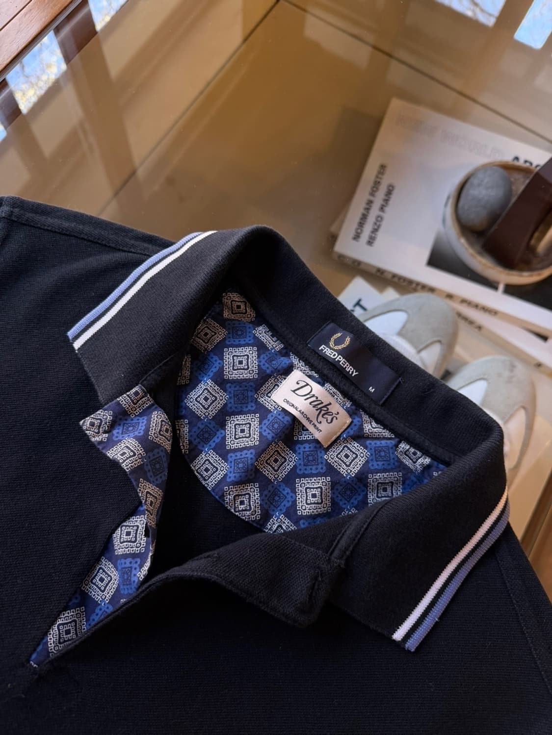 프레드 페리 X 드레익스 pk 셔츠 슬림100 상품이미지9