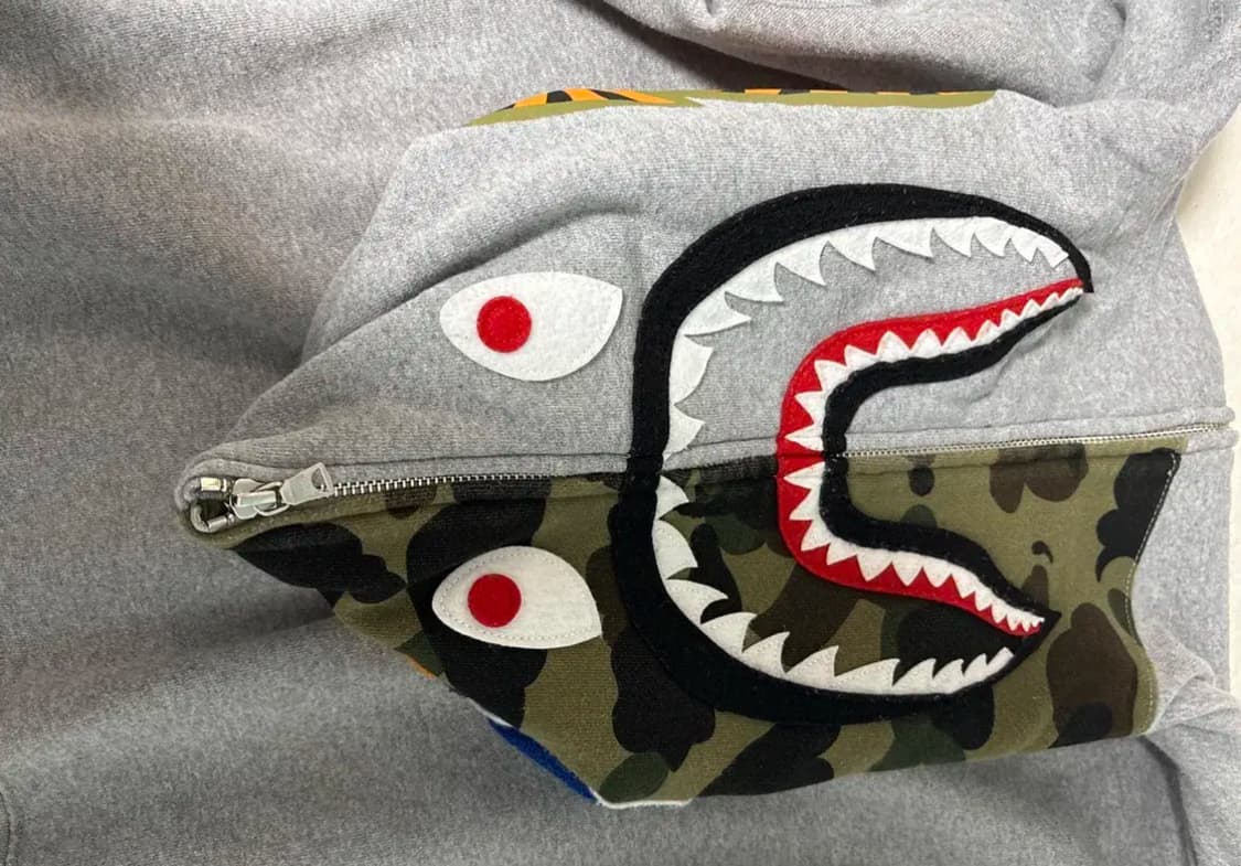 BAPE 샤크 후드집업 상품이미지2