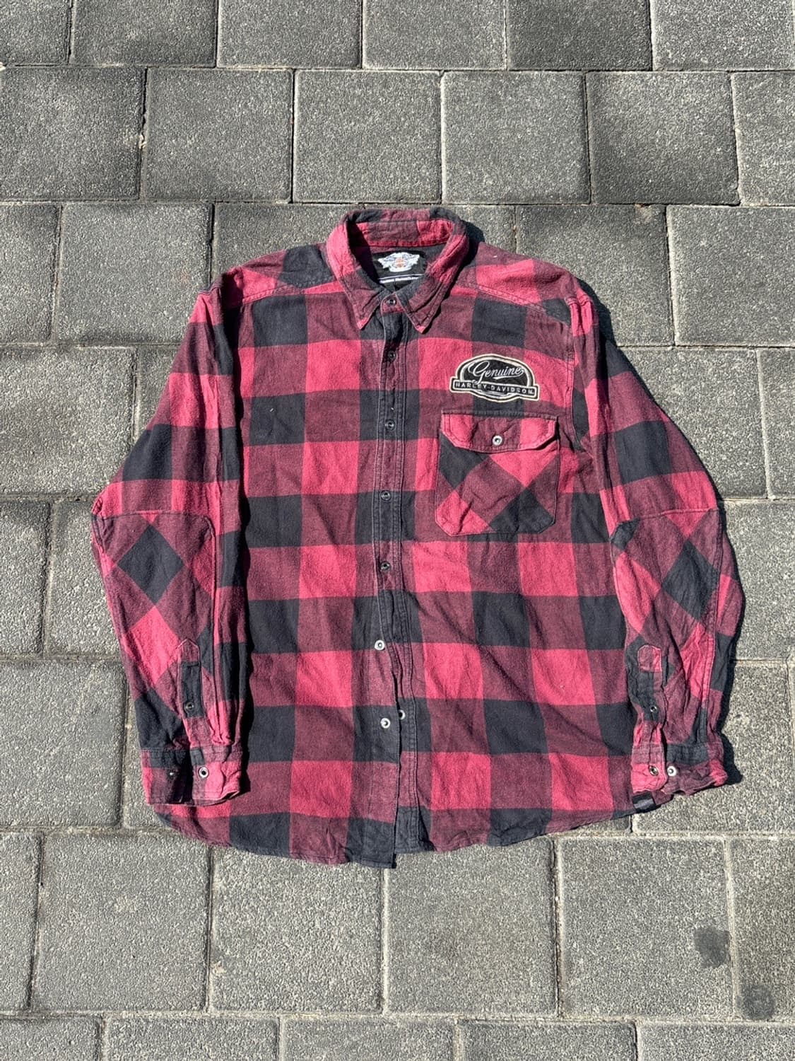 할리데이비슨 긴팔 체크 셔츠 상품이미지6