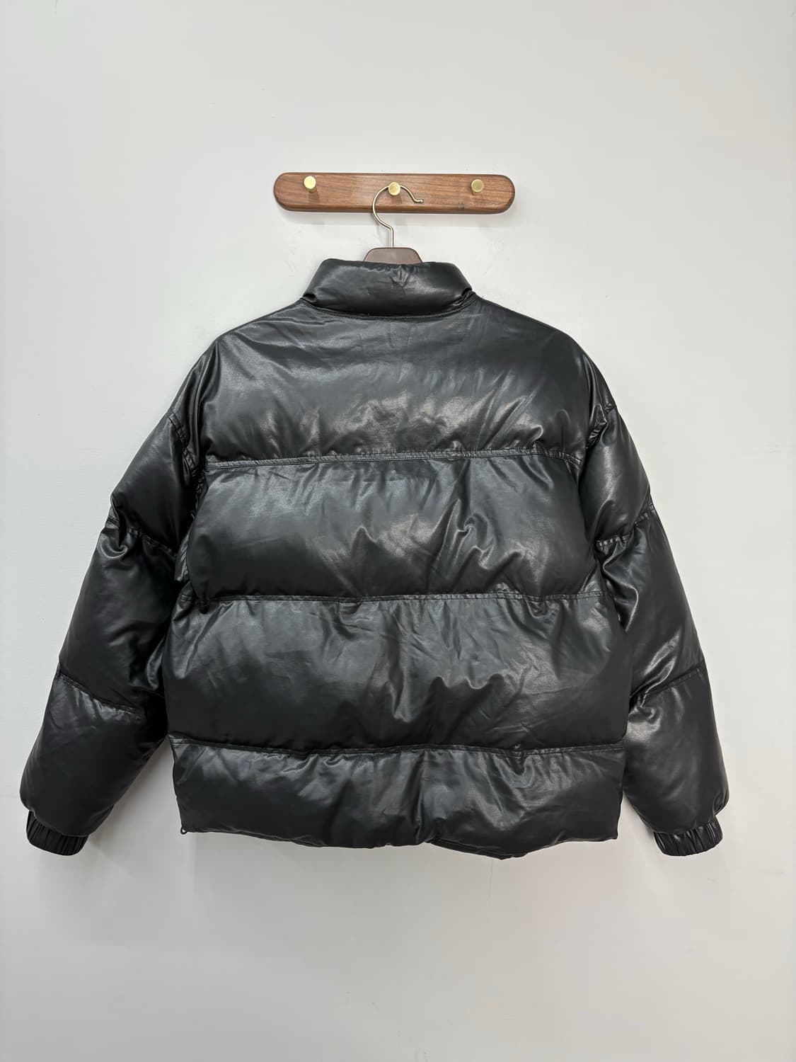 트릴리온 비건 레더 숏패딩 A3380 상품이미지4