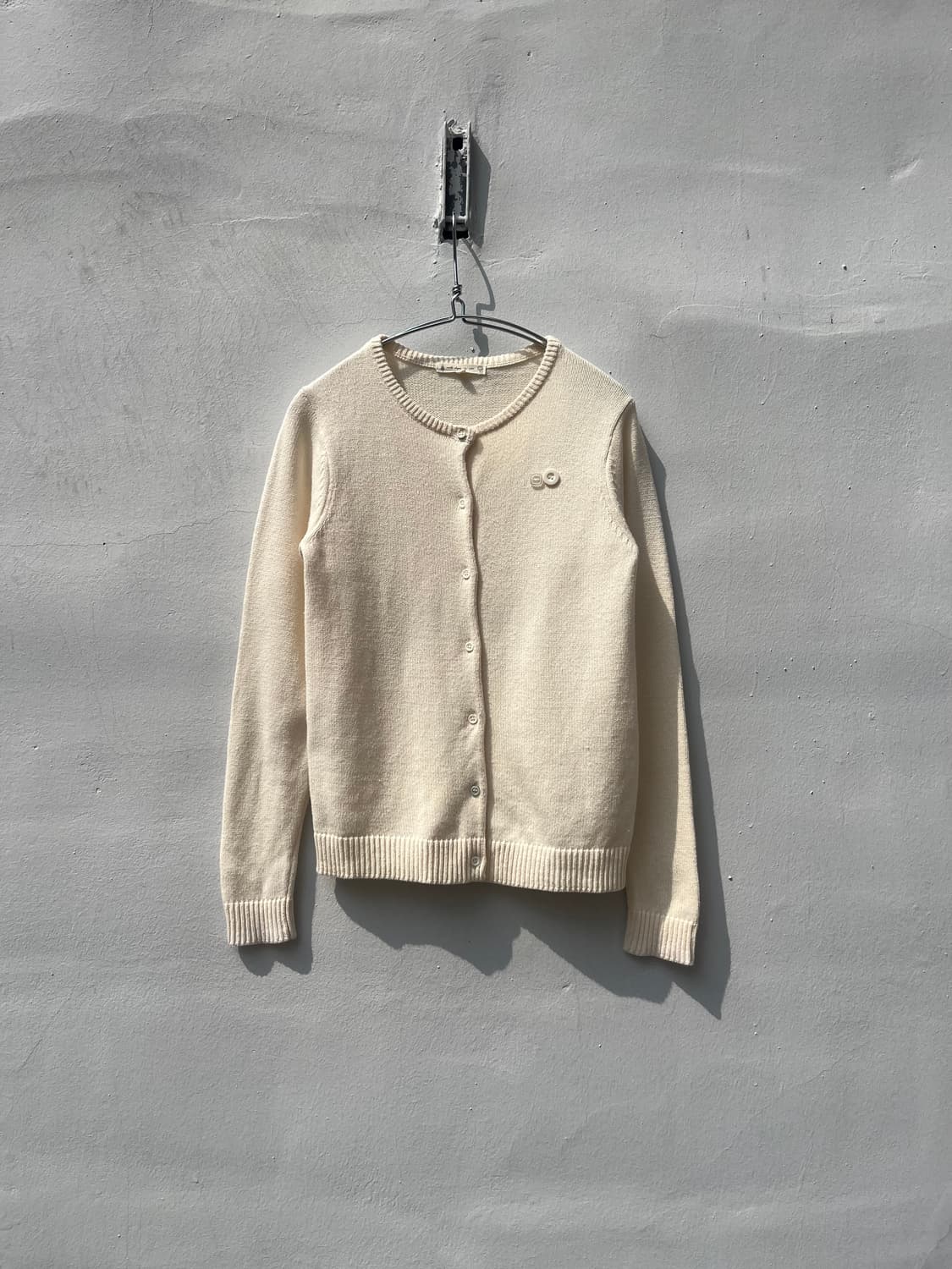 Vintage 아이보리 단추 가디건  상품이미지2